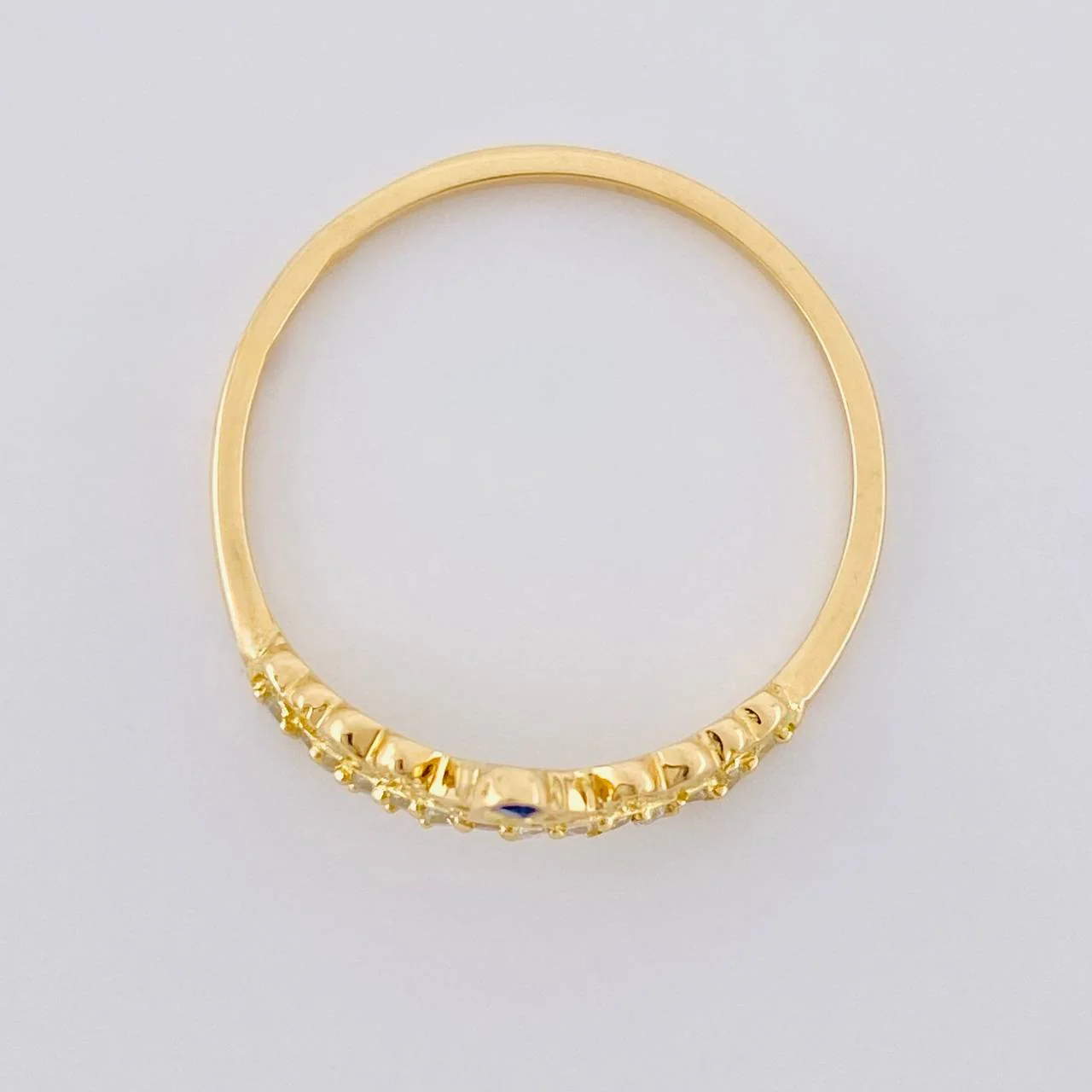 Anillo 15'S Corona 1.75 g / T7 1/2 Oro Amarillo 18K - Image 3