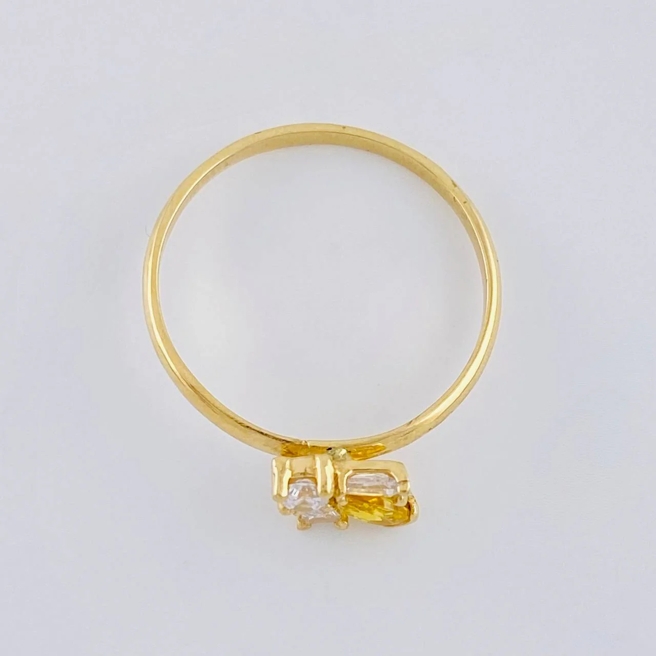 Anillo Abeja Geometrica 1.75 g / T7 1/4 Oro Amarillo 18K - Image 3