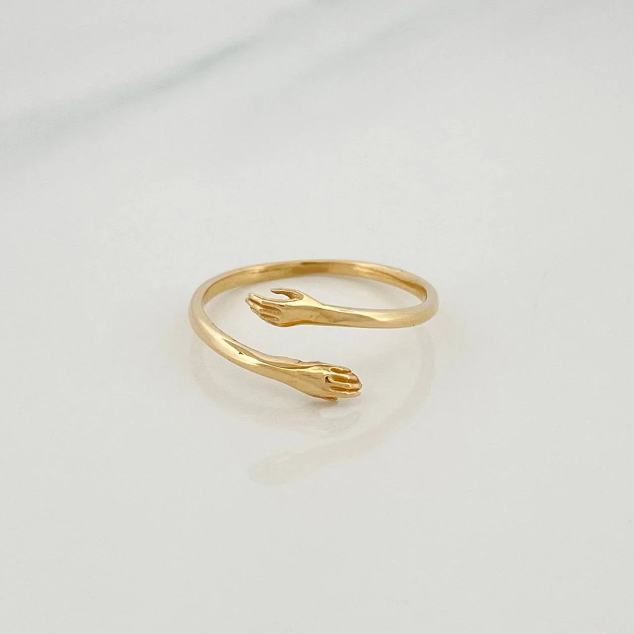 Anillo Abrazo 1.35 g / T6 3/4 Oro Amarillo 18K - Image 2