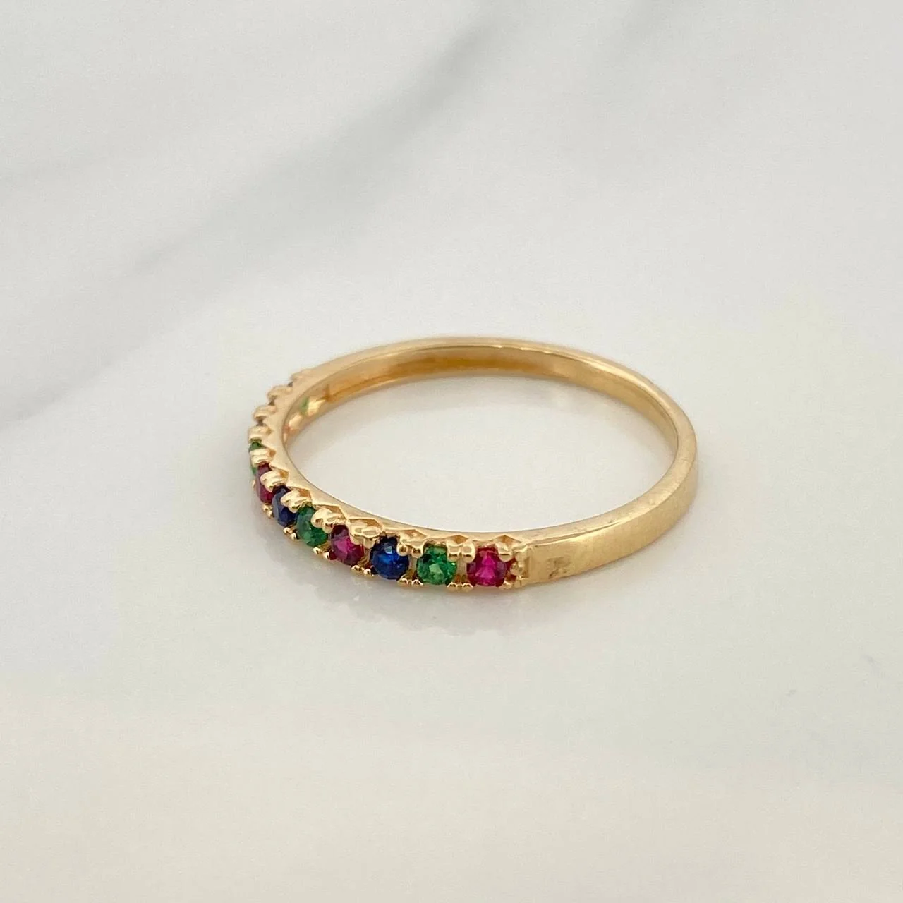 Anillo Churumbela 1.5gr / T7 1/4 / Oro Amarillo 18K & - Image 2