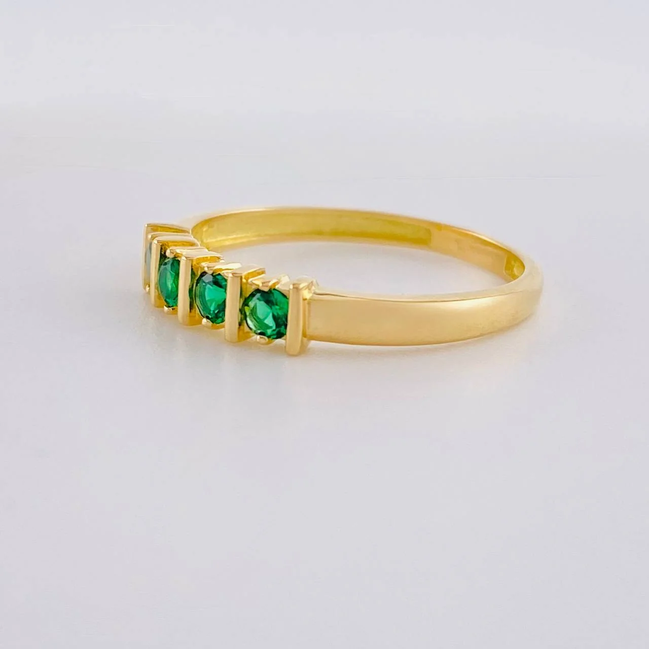 Anillo Churumbela Cuadrada 2.05g / T7 Oro Amarillo 18K - Image 2