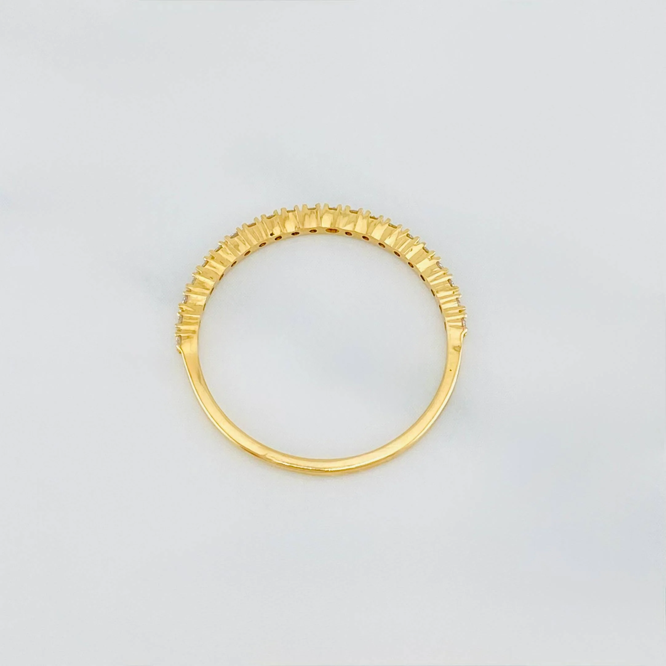 Anillo Churumbela Diamantes 1.05 g / T7 Oro Amarillo 18K - Image 2