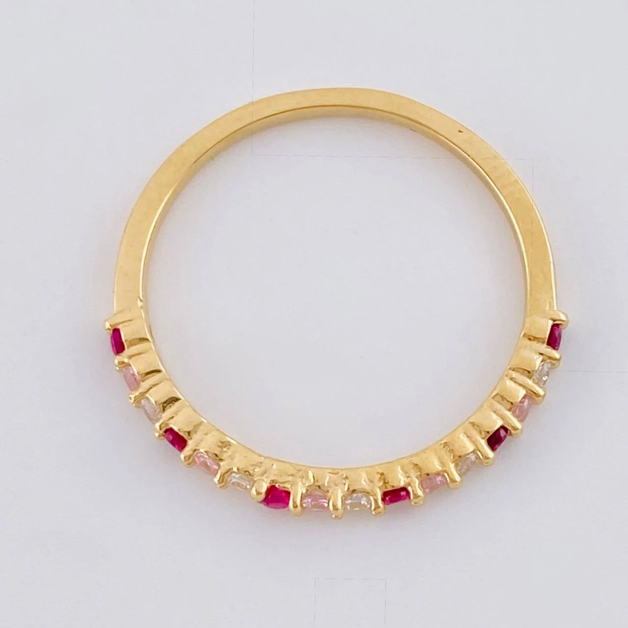 Anillo Churumbela Intercalado 1.6 g / T6 1/4 Oro Amarillo 18K - Image 3