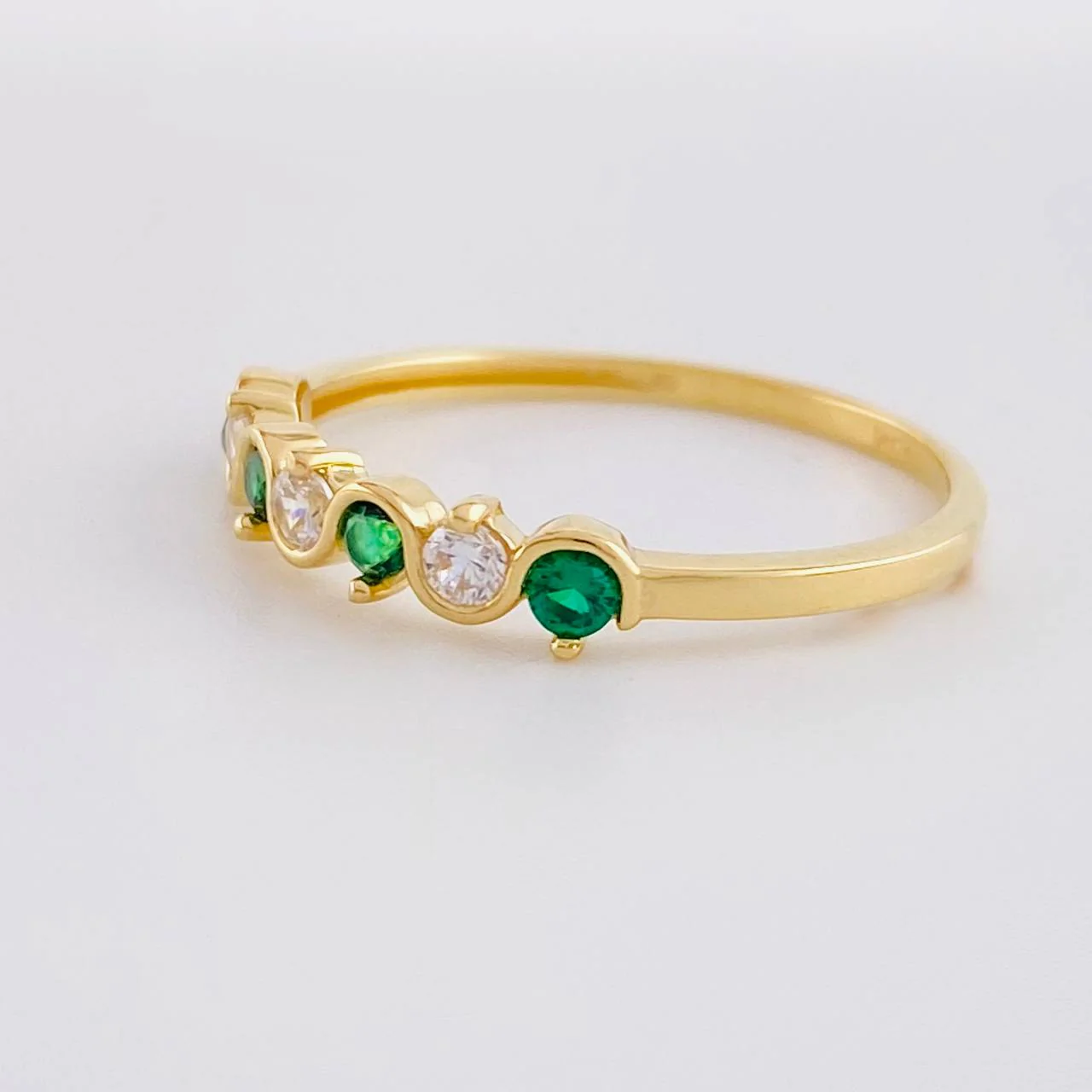 Anillo Cintillo 1.65g / T7 3/4 Oro Amarillo 18K - Image 2