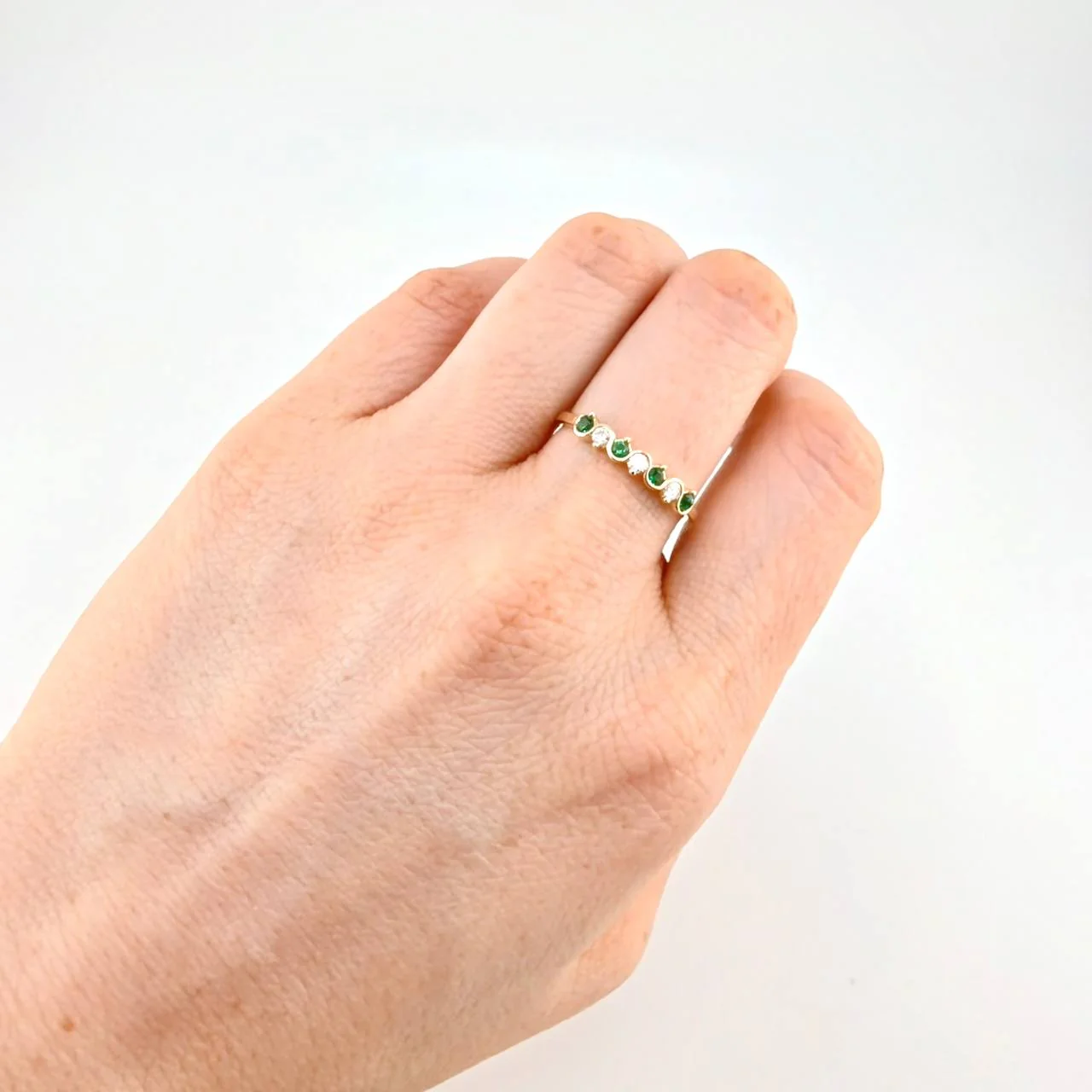 Anillo Cintillo 1.65g / T7 3/4 Oro Amarillo 18K - Image 4