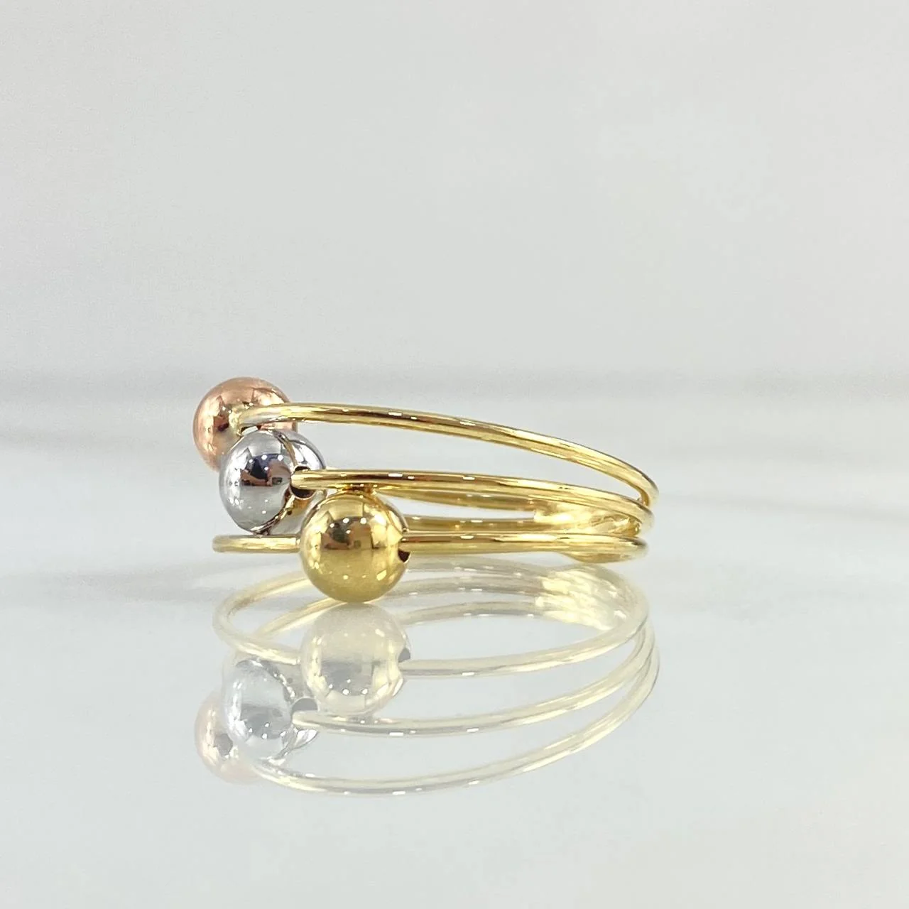 Anillo Cinturon de Orion 1.9gr / T6 1/2 / Tres Oros 18K * - Image 2