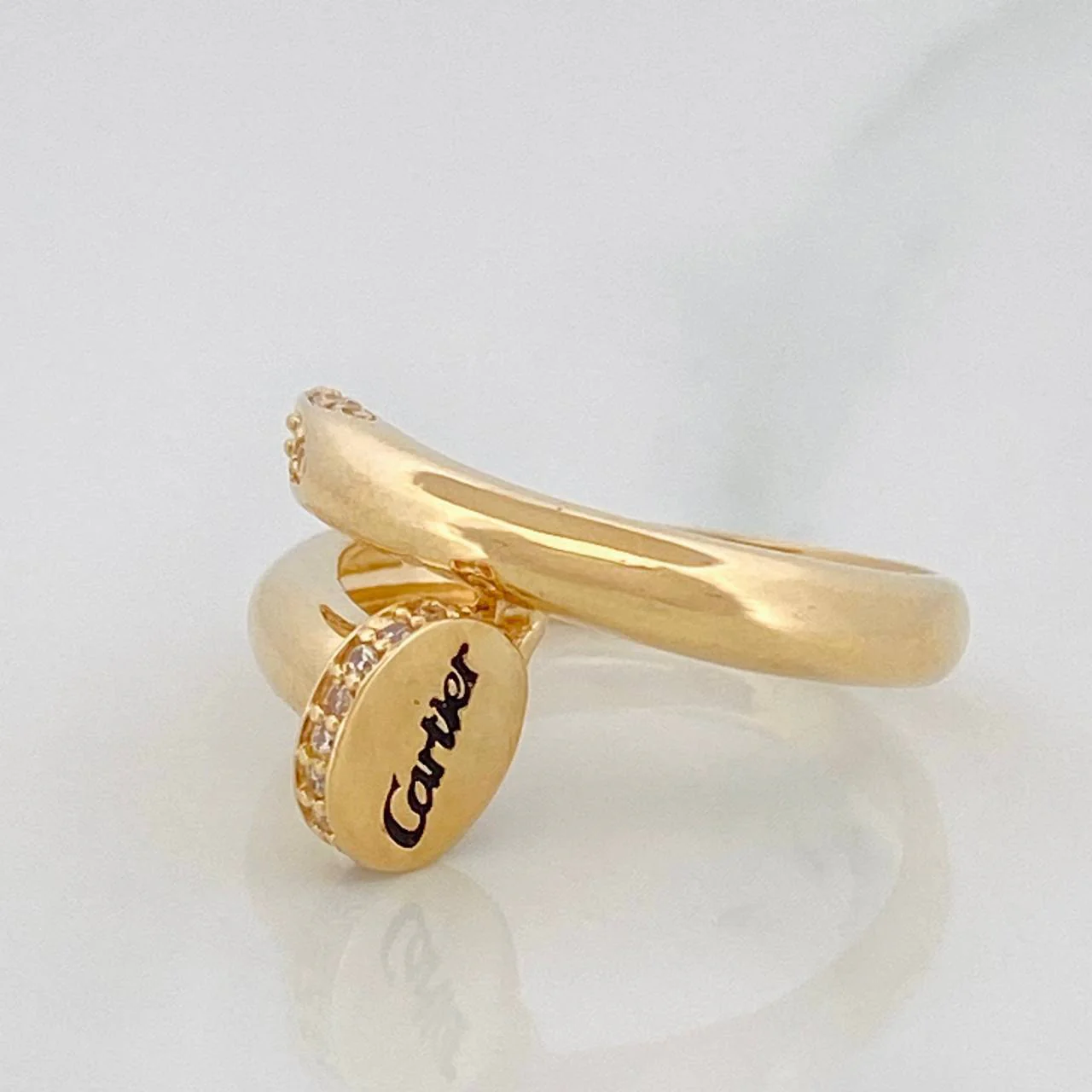 Anillo Clavo 3.9g / T7 Oro Amarillo 18K - Image 3