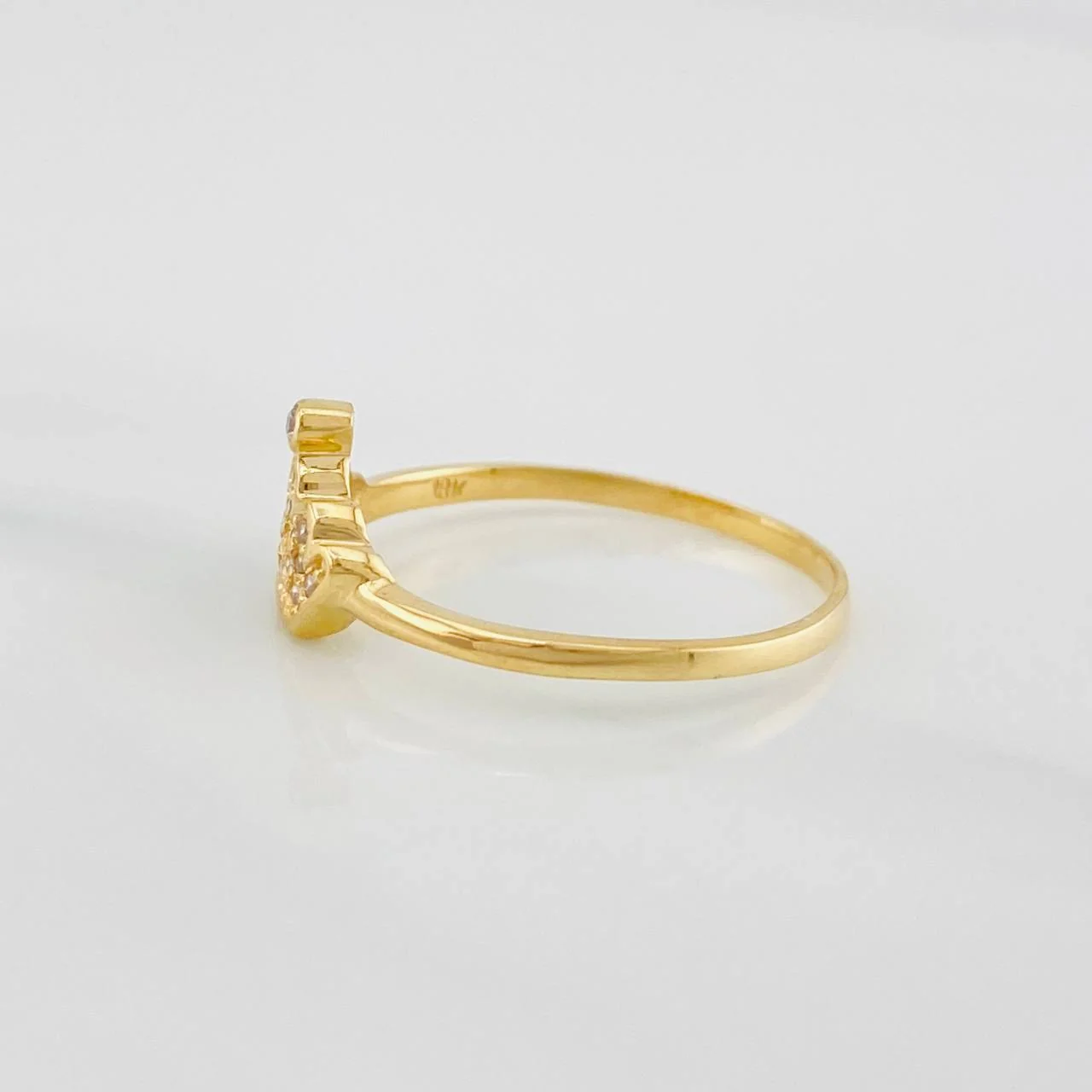 Anillo Corona 1.5g / T6 1/2 Oro Amarillo 18K - Image 3