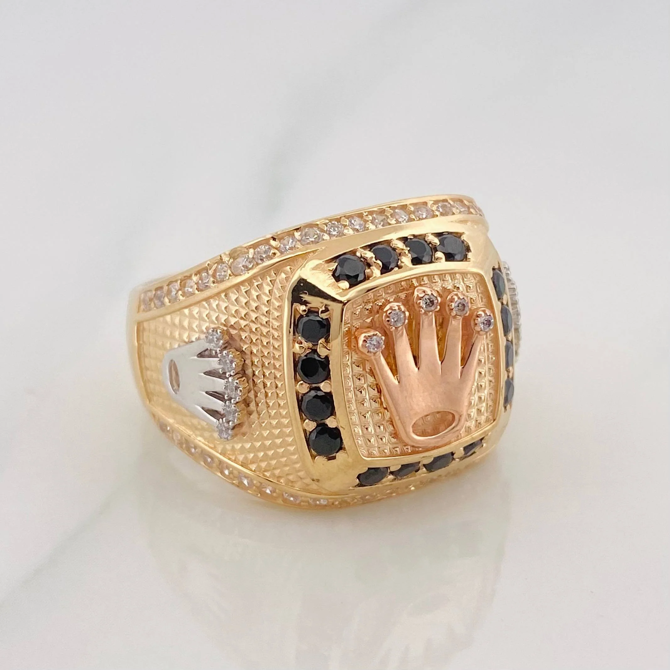 Anillo Corona 10.5 g / T10 Tres Oros 18K - Image 3