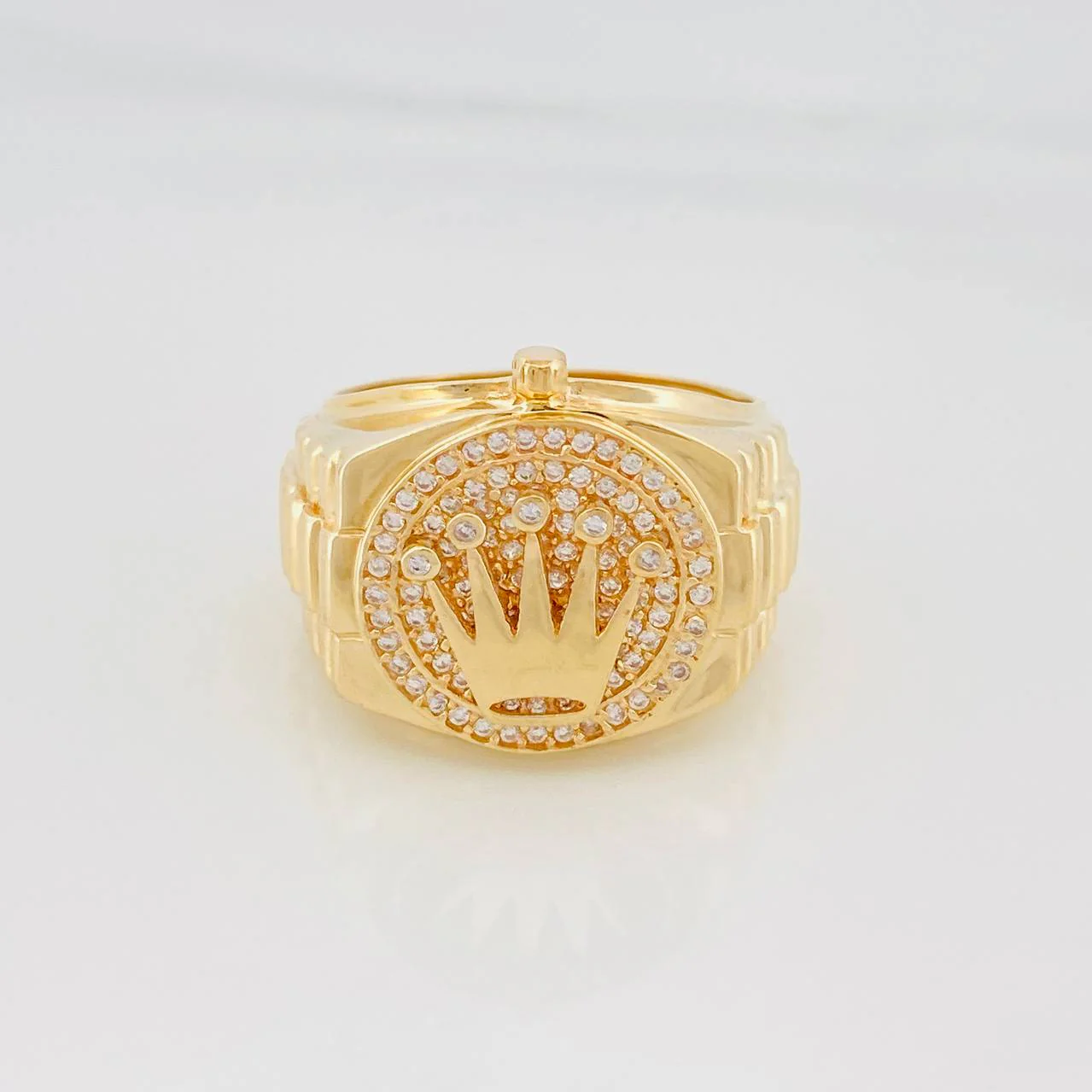Anillo Corona 12.5g / T10 Oro Amarillo 18K