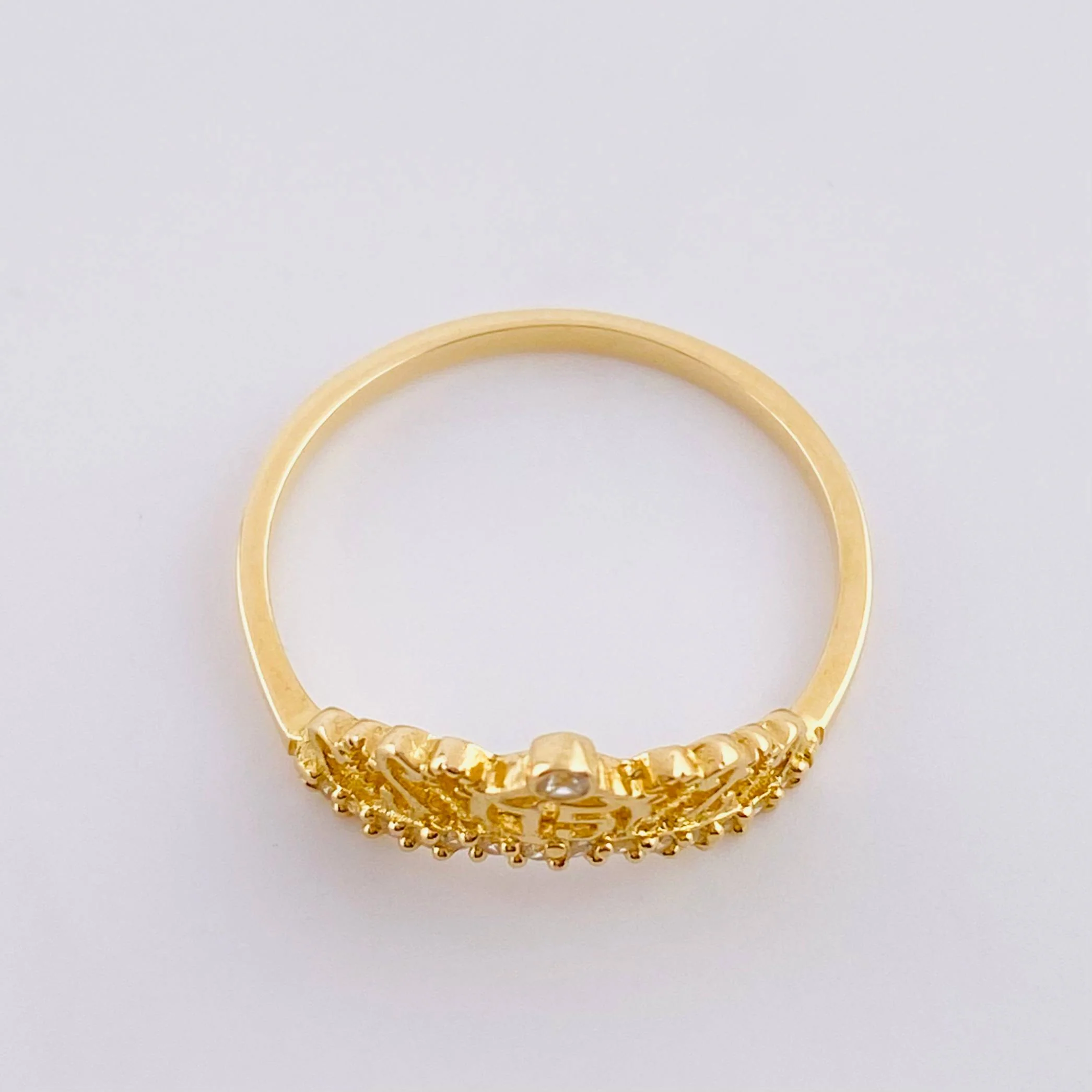 Anillo Corona 15's 2.05g / T8 Oro Amarillo 18K - Image 3