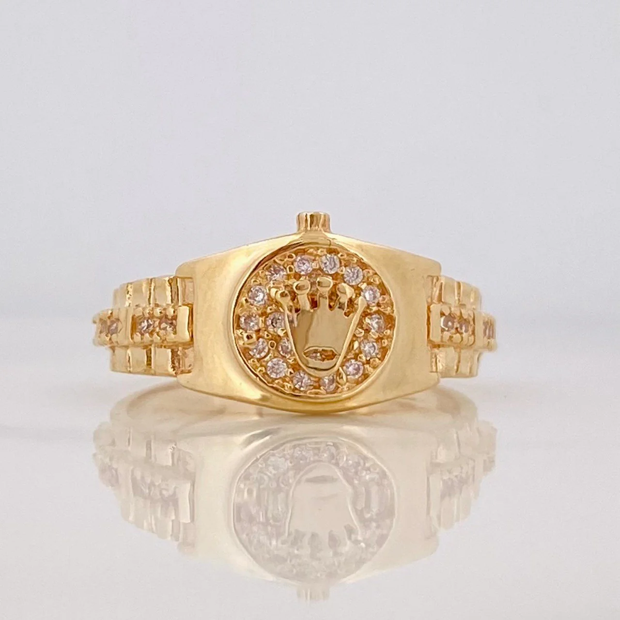 Anillo Corona 3.8 g / T6 1/2 Oro Amarillo 18K