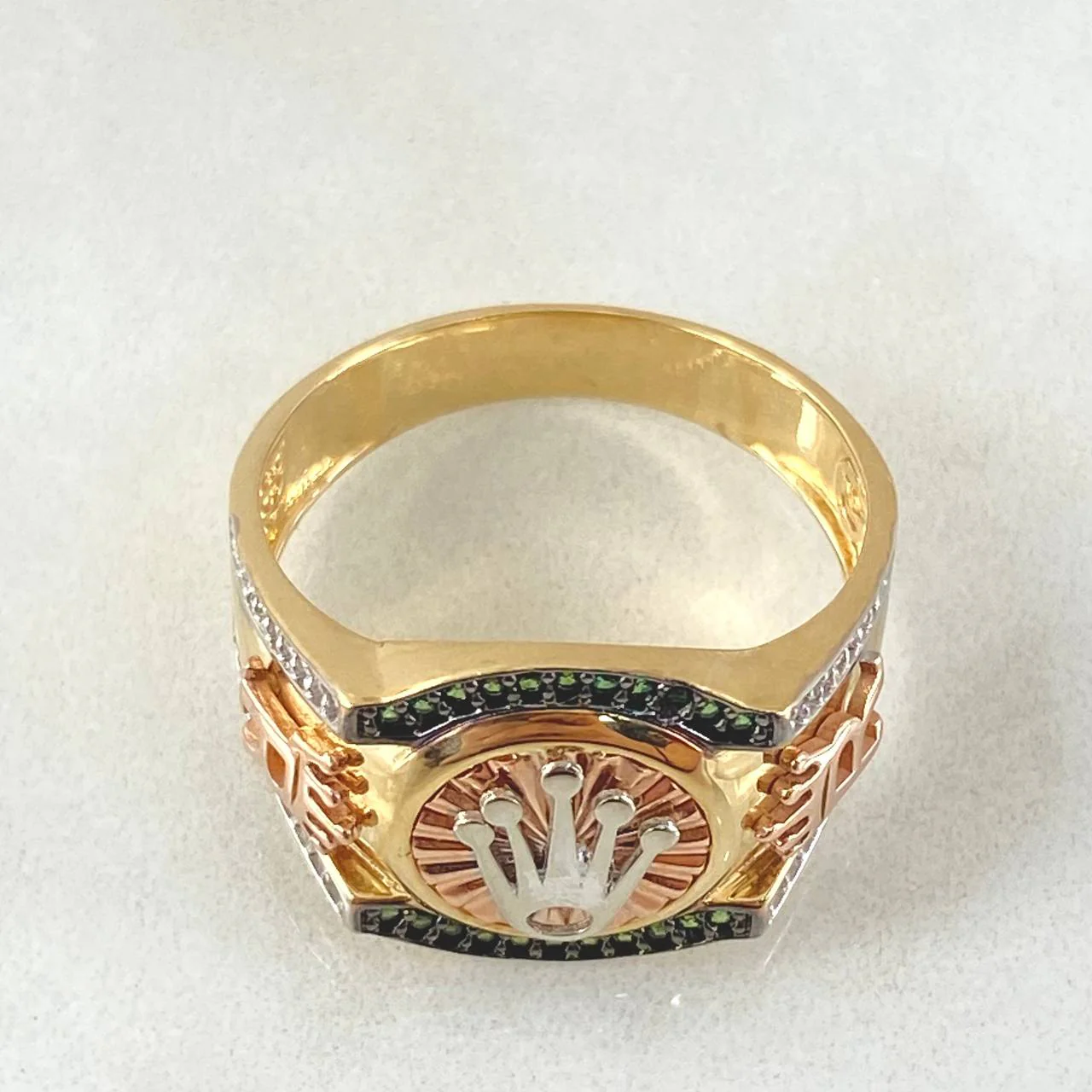 Anillo Corona 7.15gr / T11 / Tres Oros 18K - Image 3