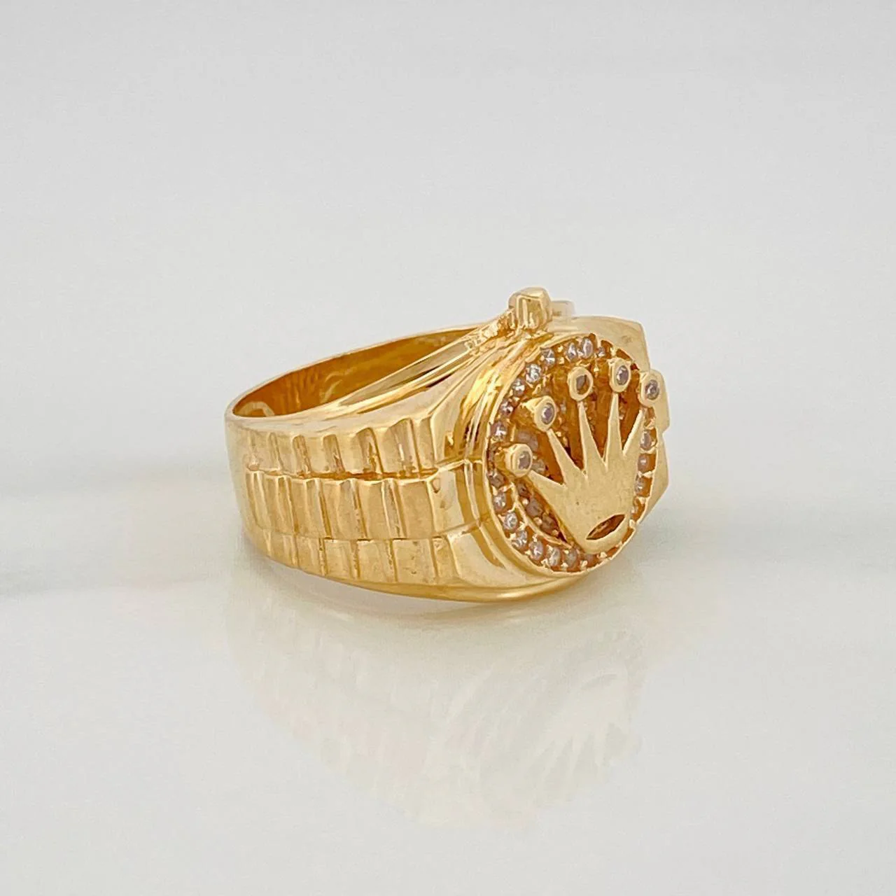Anillo Corona 7.5 g / T7 Oro Amarillo 18K - Image 2