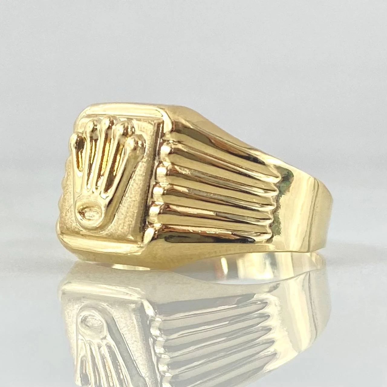 Anillo Corona Radial 2.6gr / T9 1/4 / Oro 18K © - Image 3