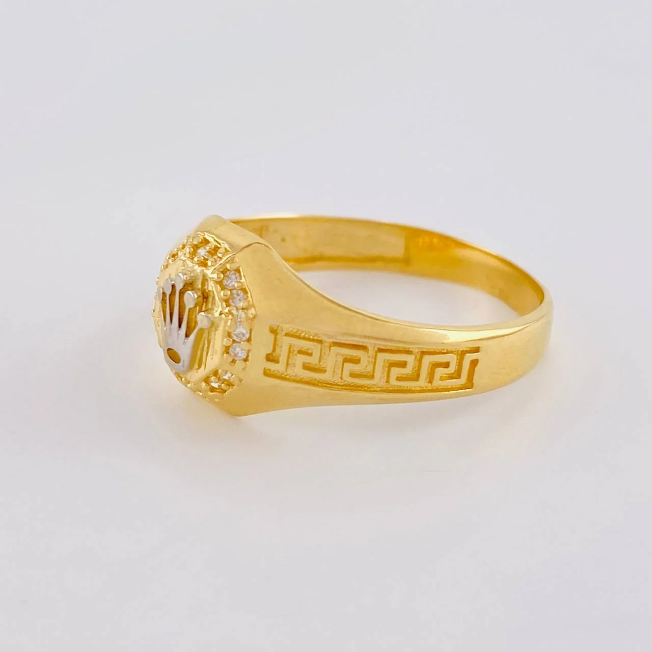 Anillo Corona Tribal 3.55 g / T10 Oro Amarillo 18K - Image 2