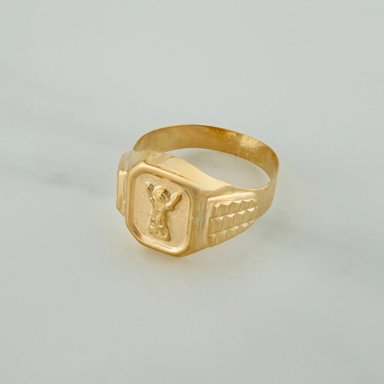 Anillo Divino Niño 3.7gr / T11 1/4 / Oro Amarillo 18K $ - Image 2