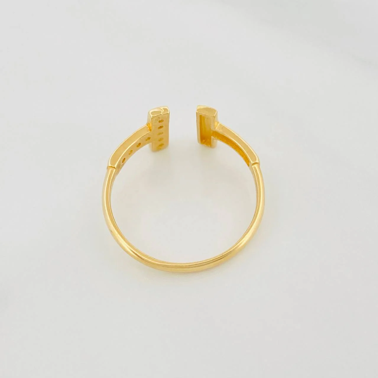Anillo Doble T 1.45g / T6 Oro Amarillo 18K - Image 4