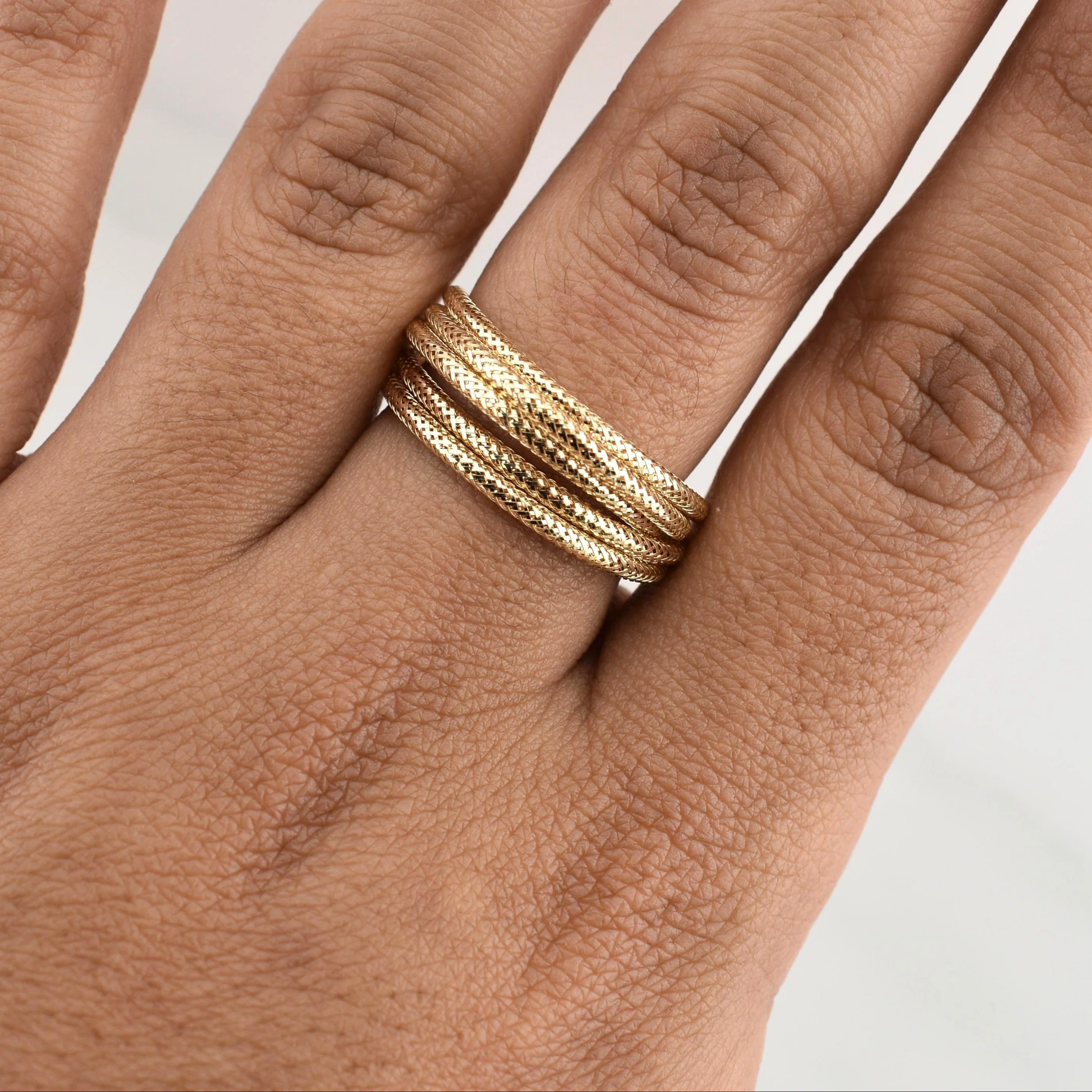 Anillo Flex 1.25gr / T6 1/2 / Oro Amarillo +4 18K ! - Image 4