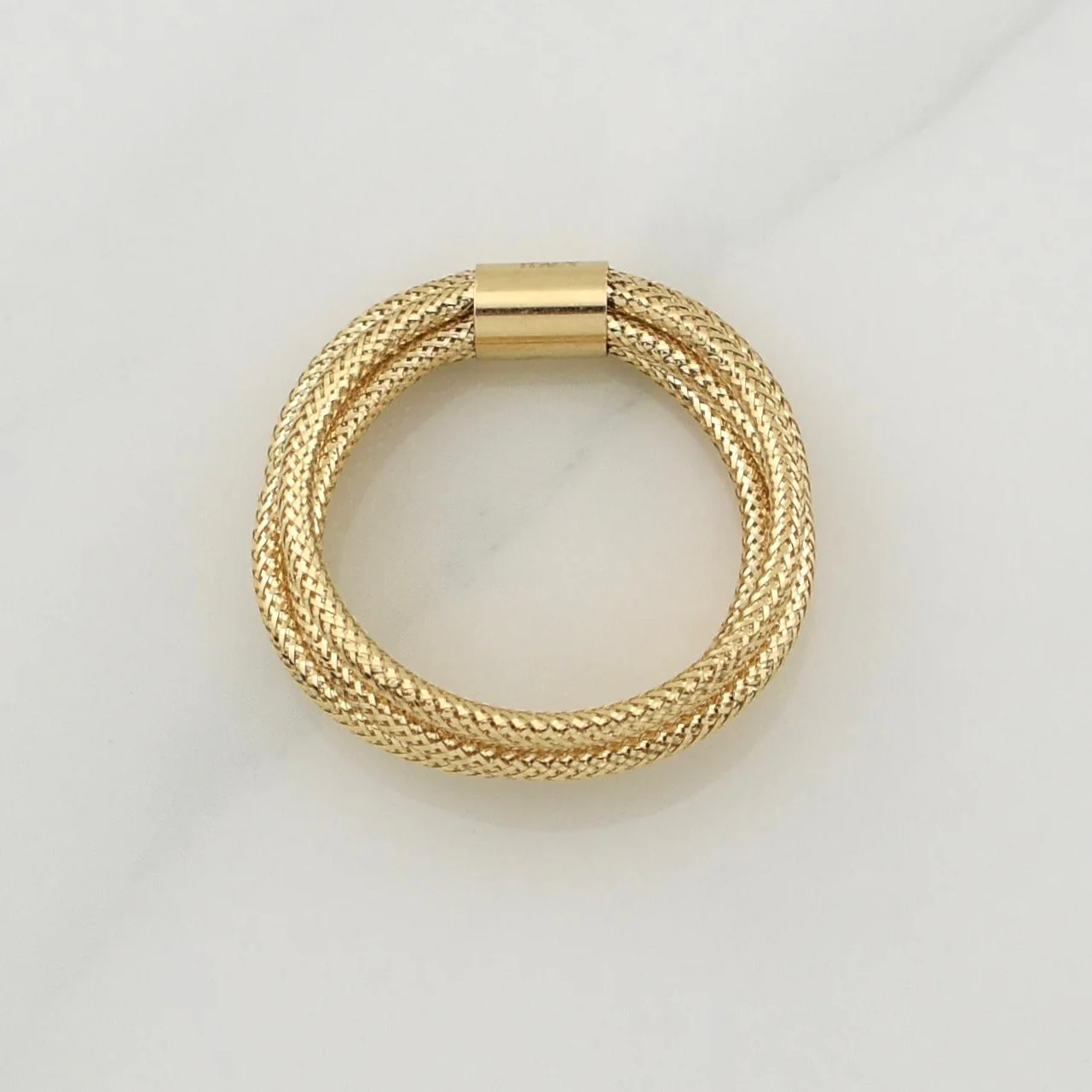Anillo Flex 1.35gr / T9 / Oro Amarillo +4 18K ! - Image 3