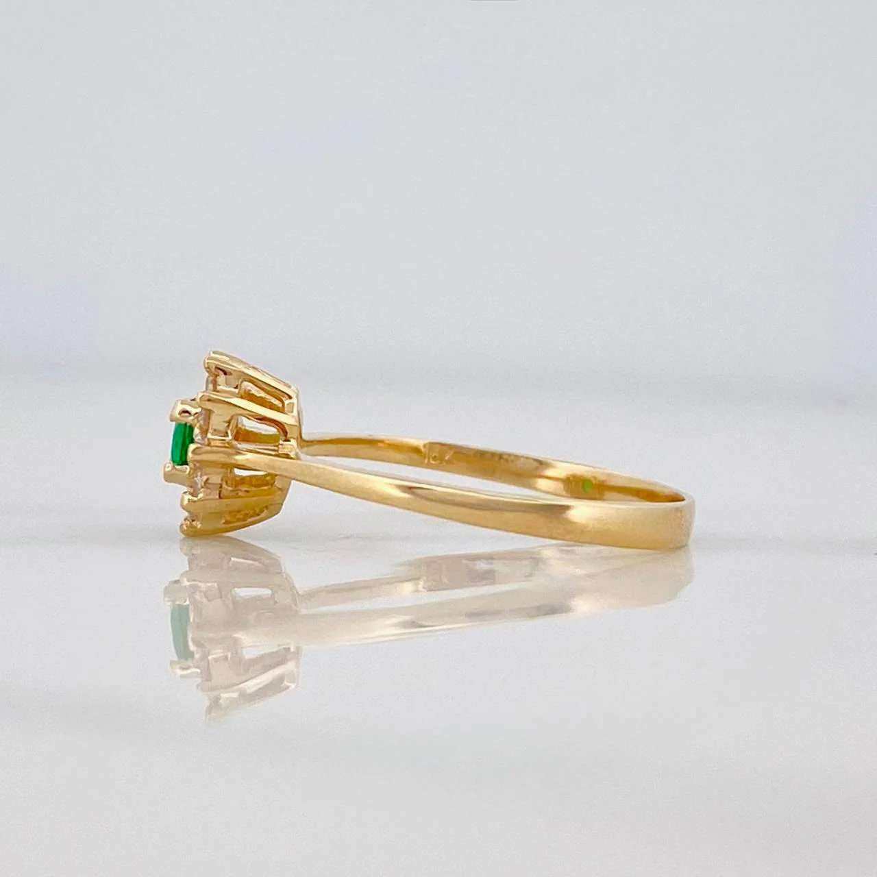 Anillo Flor 2.05 g / T8 Oro Amarillo 18K - Image 2