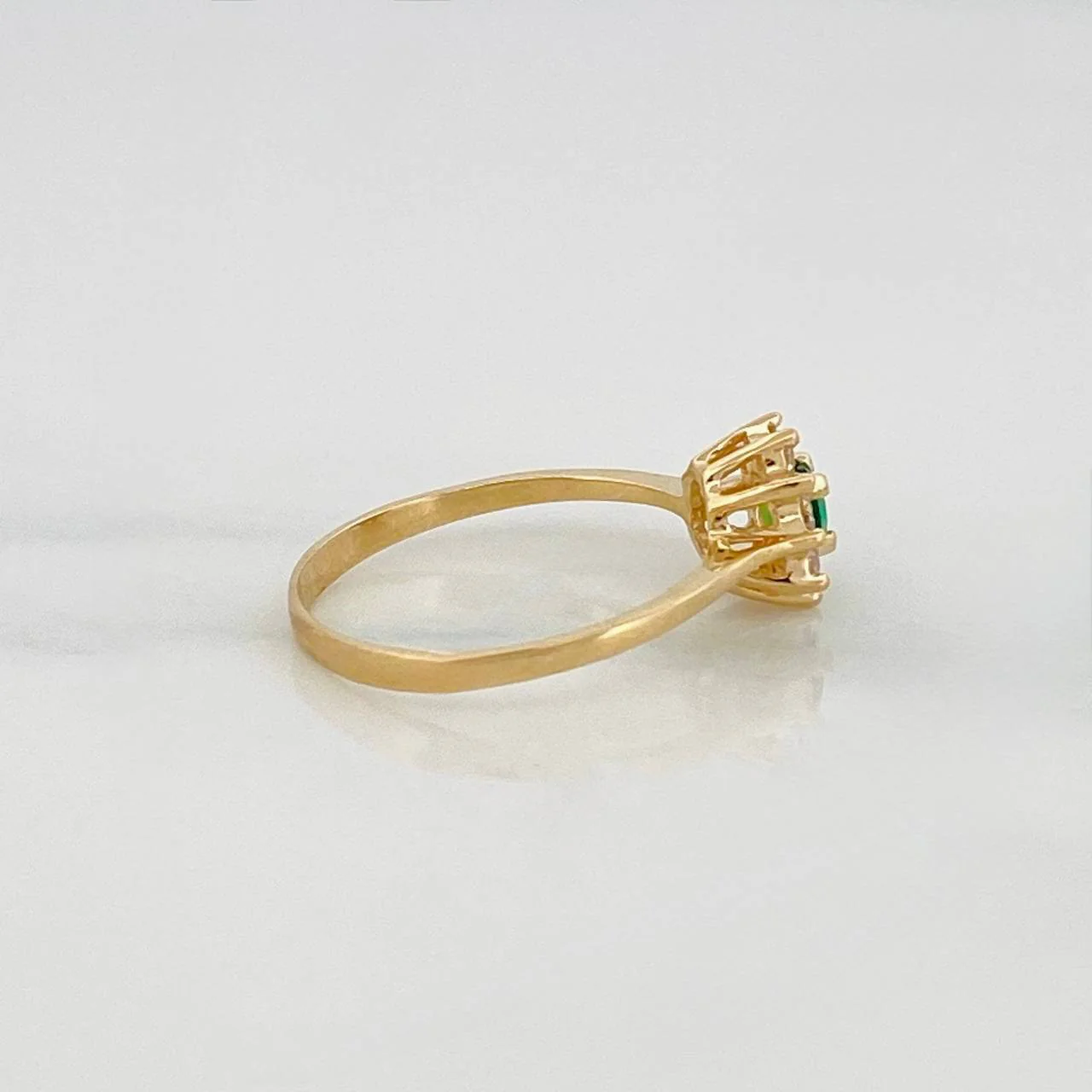 Anillo Flor 2.05 g / T8 Oro Amarillo 18K - Image 3