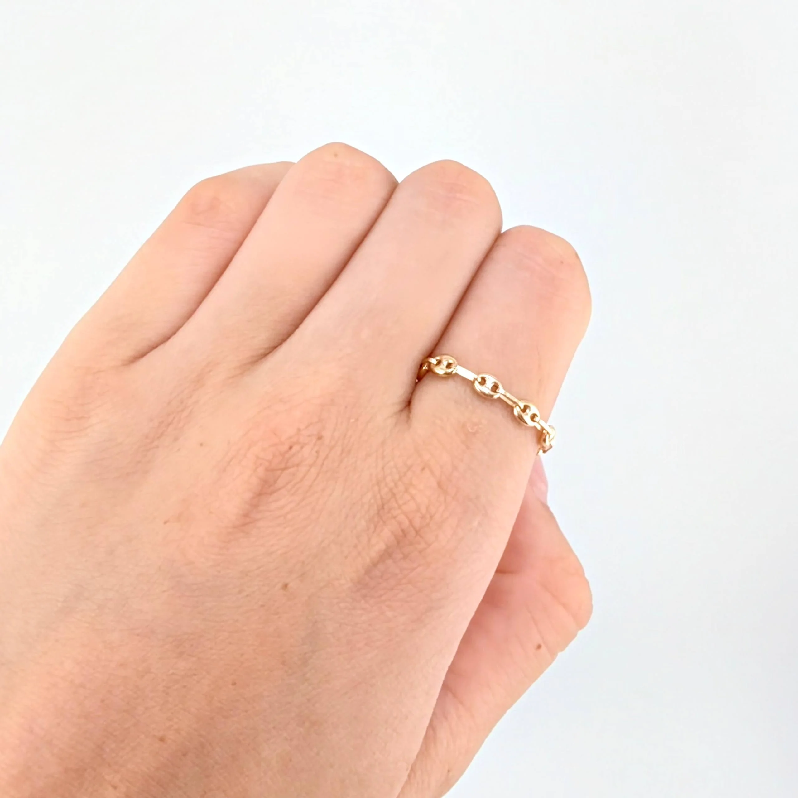 Anillo Gc 0.65gr / T9 1/4- T9 / 3.35mm Oro Amarillo 18K © - Image 3