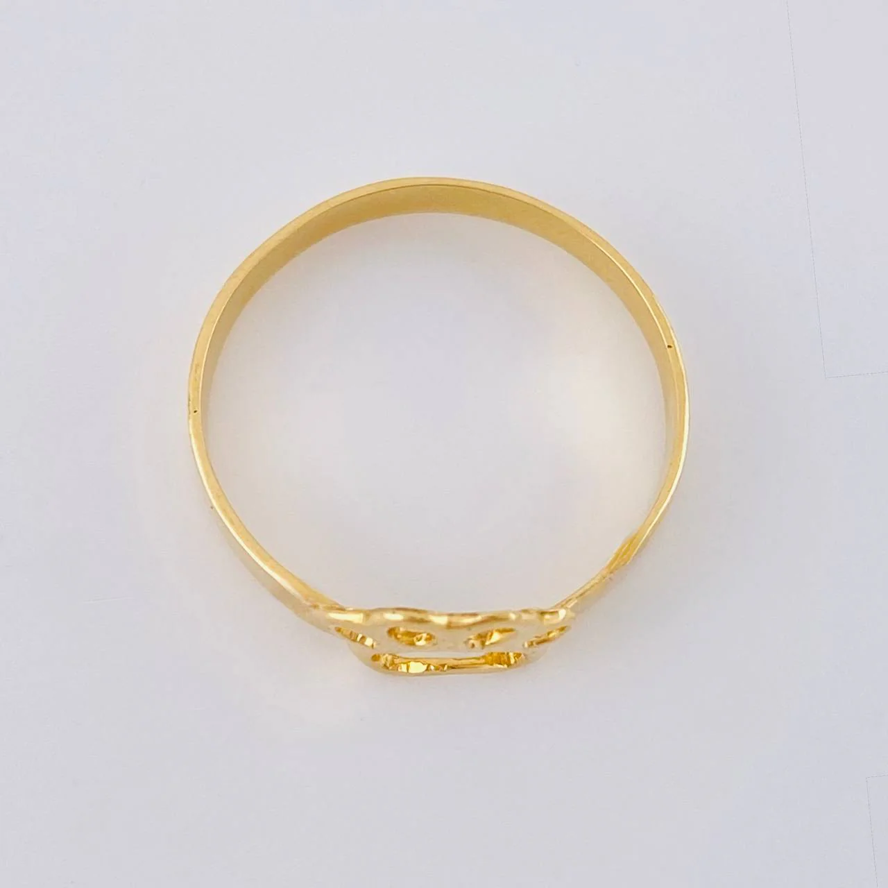 Anillo Huella 1.65 g / T6 1/2 Oro Amarillo 18K - Image 3