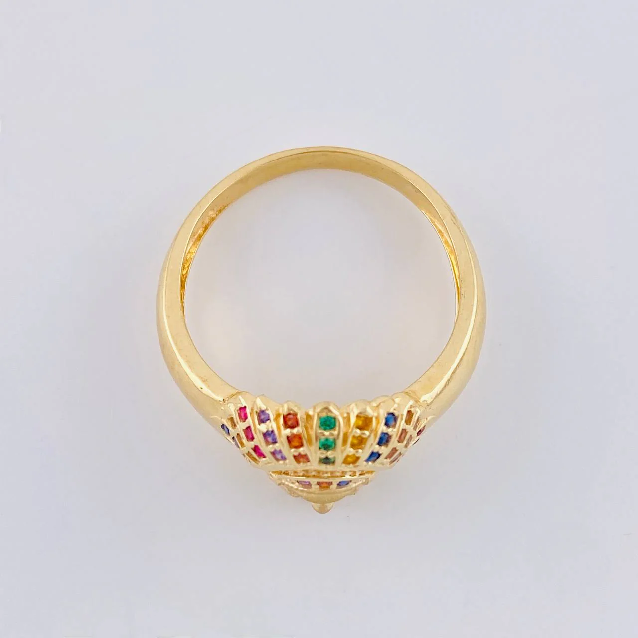 Anillo Indio 4.5 g / T9 Oro Amarillo 18K - Image 3