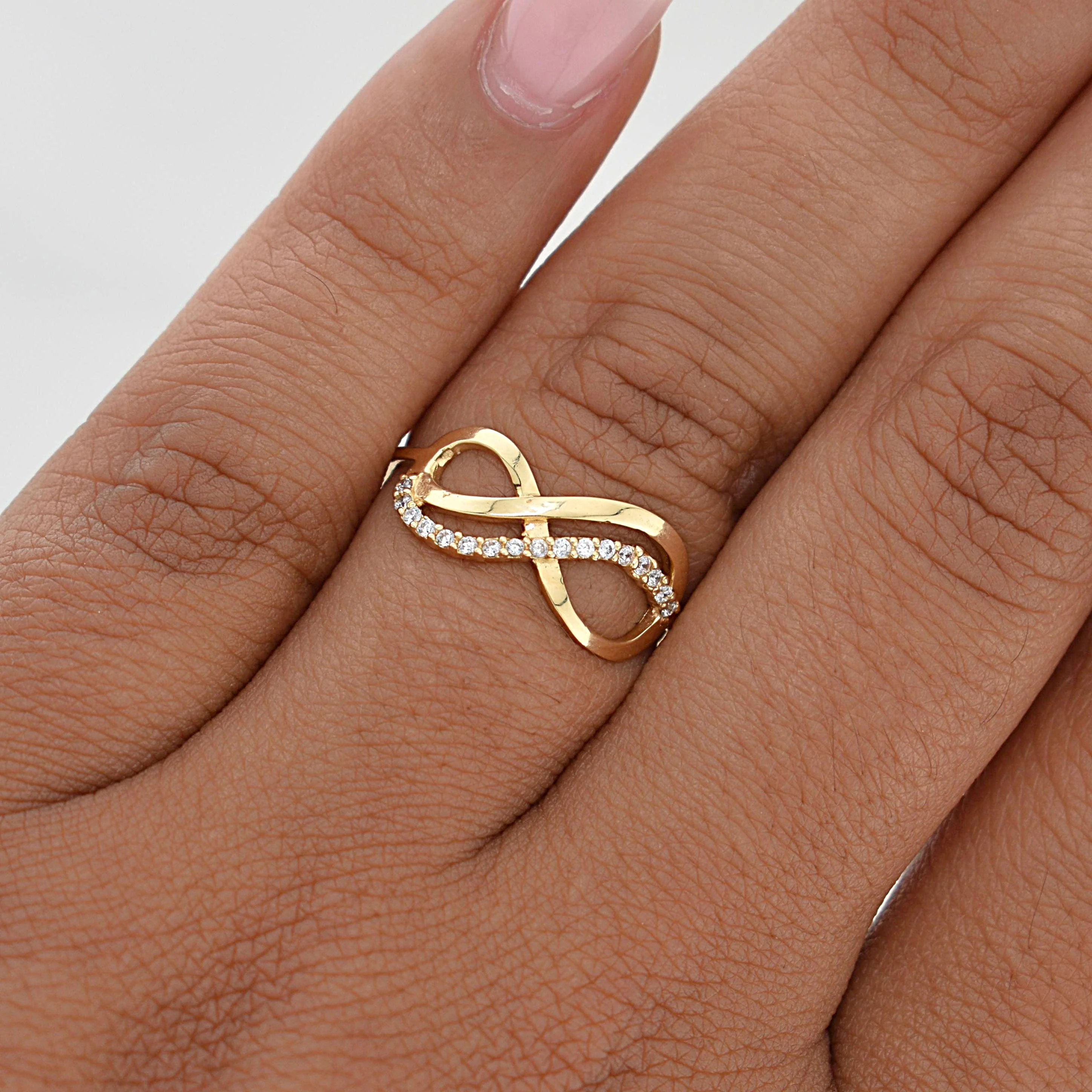 Anillo Infinito 1.3 g / T6 Oro Amarillo 18K - Image 4
