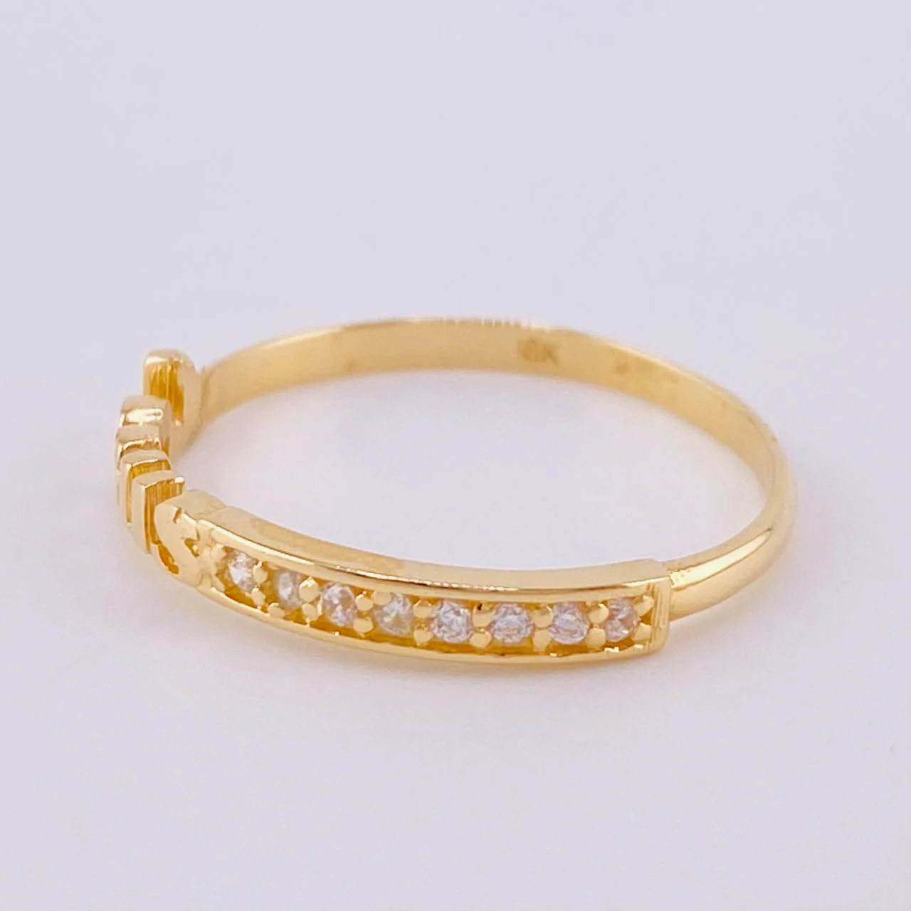 Anillo Jesús 1.55gr / T7 1/2 / Oro Amarillo 18K © - Image 2