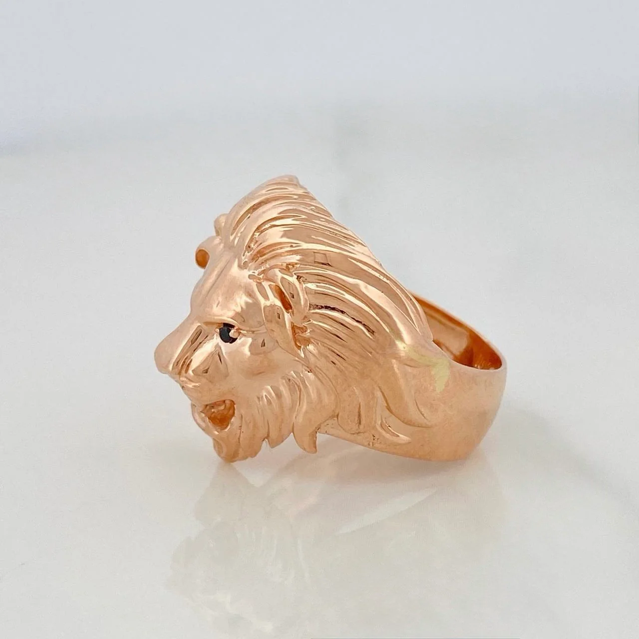 Anillo León 6.3g / T10 Oro Rosa 18K - Image 4