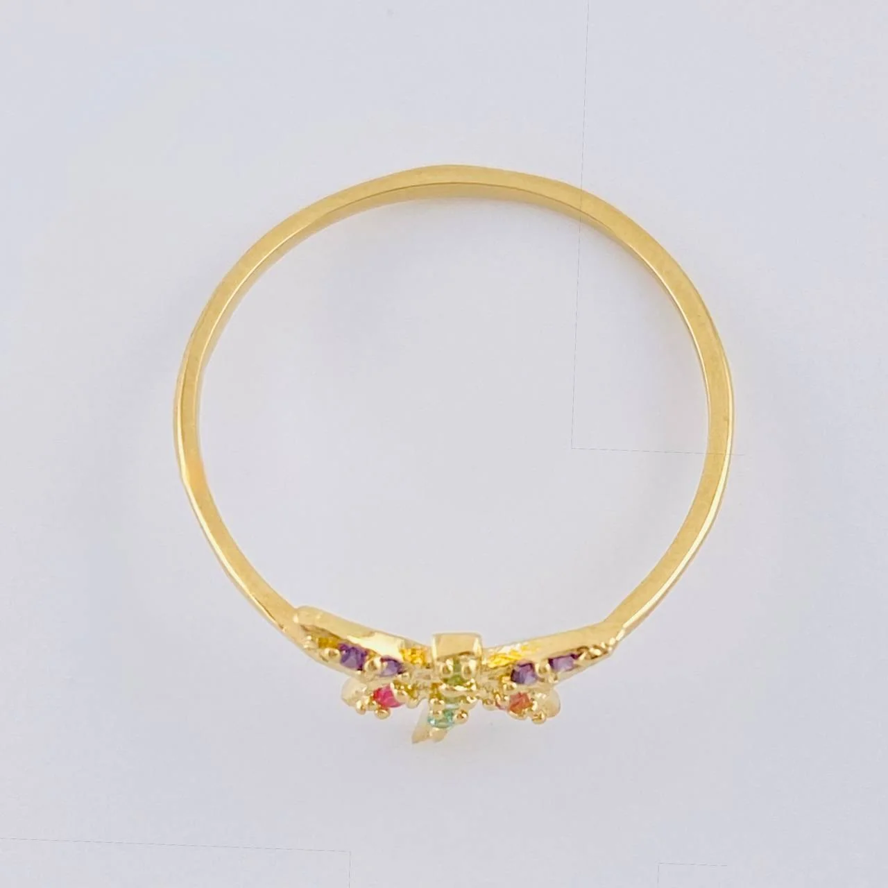 Anillo Libelula 1.1 g / T8 1/4 Oro Amarillo 18K - Image 3
