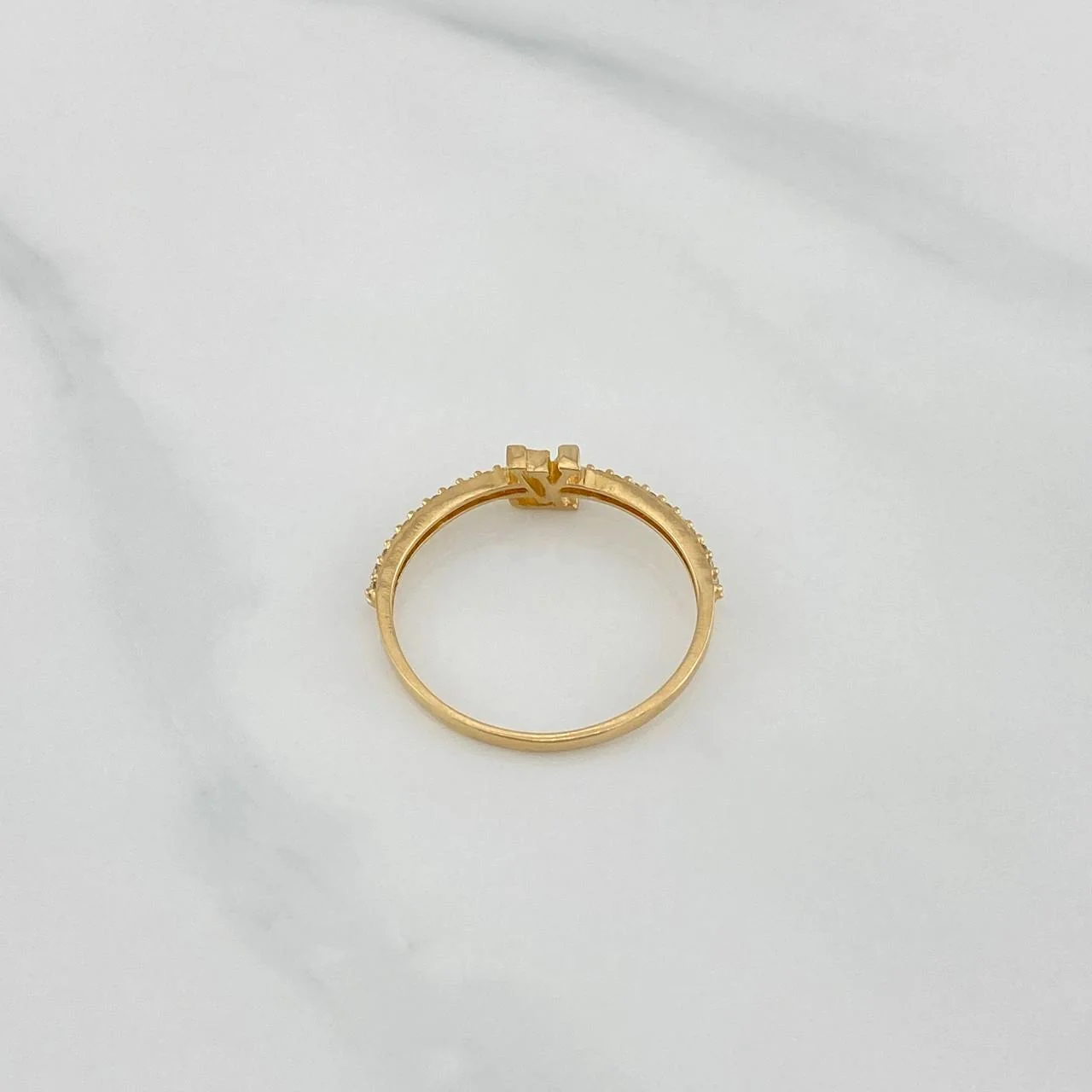 Anillo Lv 1.25 g / T7 1/2 Oro Amarillo 18K - Image 4