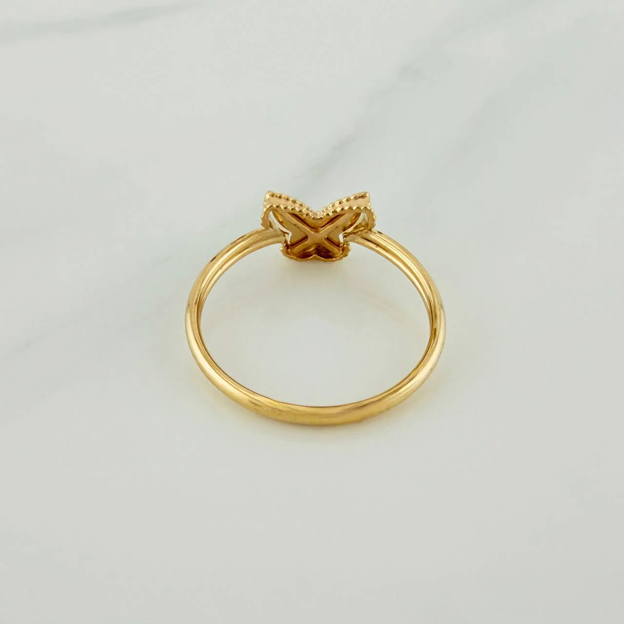 Anillo Mariposa 1.1gr / T4 1/2 / Oro Amarillo 18K % - Image 3