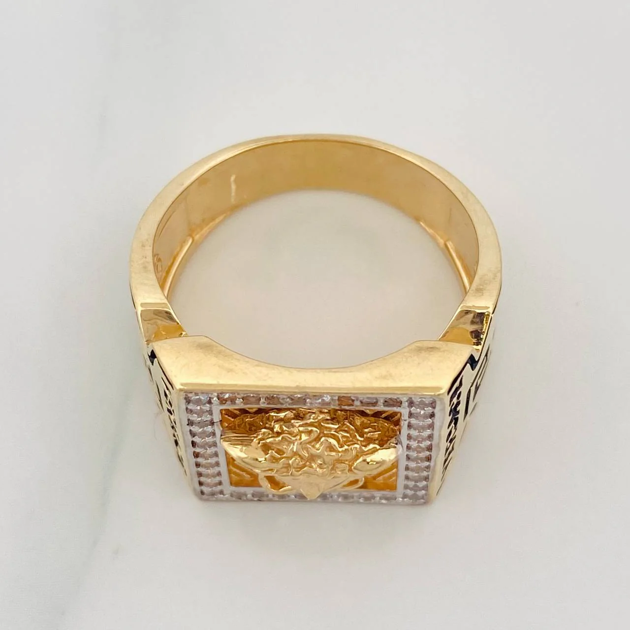 Anillo Medusa 13.4g / T11 1/4 Oro Amarillo 18K - Image 3