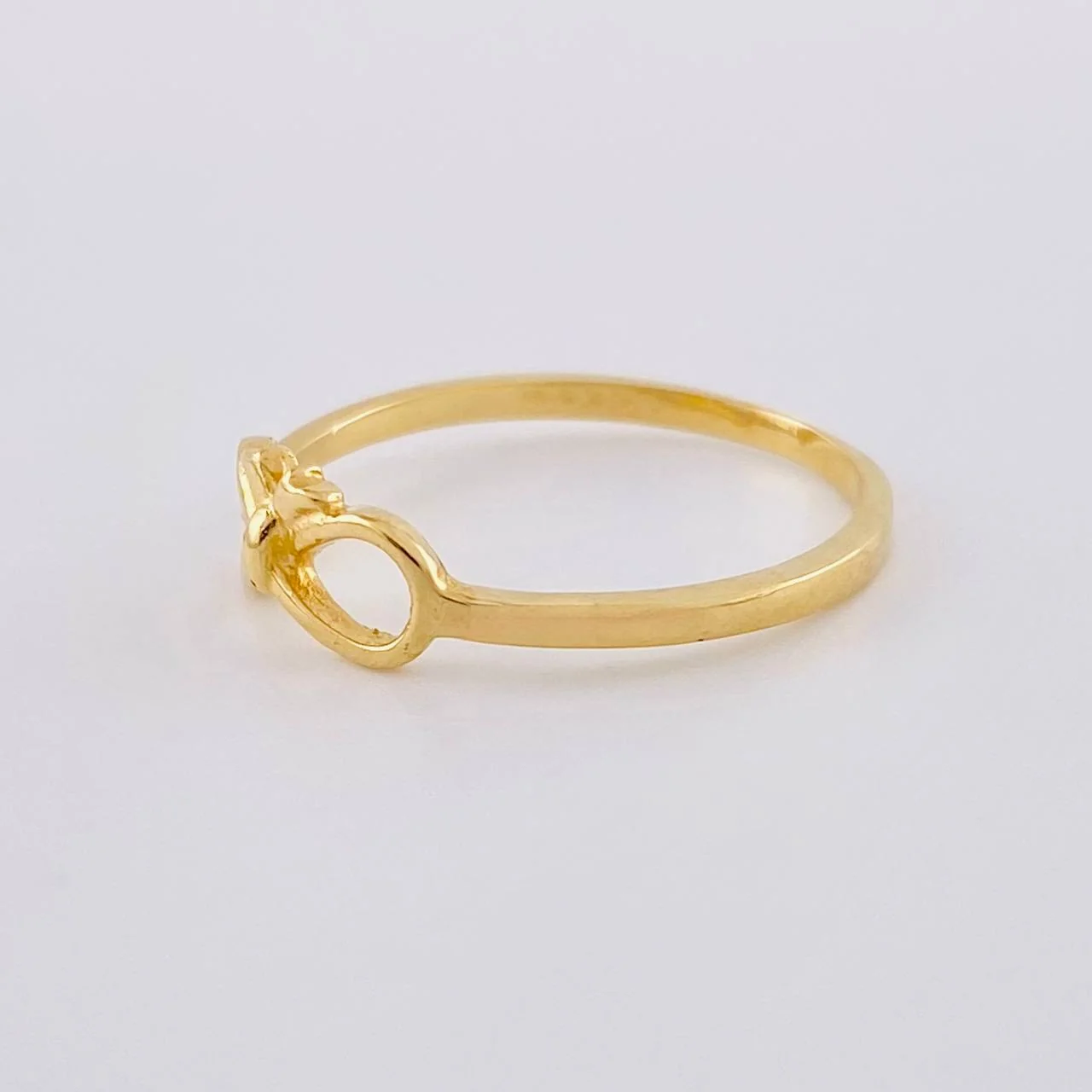 Anillo Moño Infinito 1.15 g / T5 Oro Amarillo 18K - Image 2