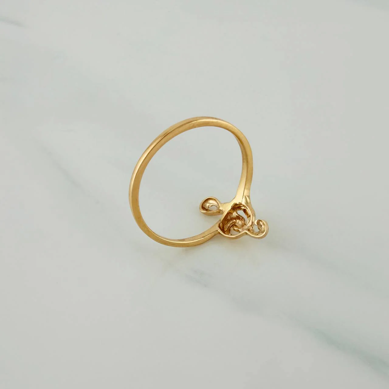 Anillo Nota Musical 1.45gr / T6 / Oro Amarillo 18K $ - Image 4