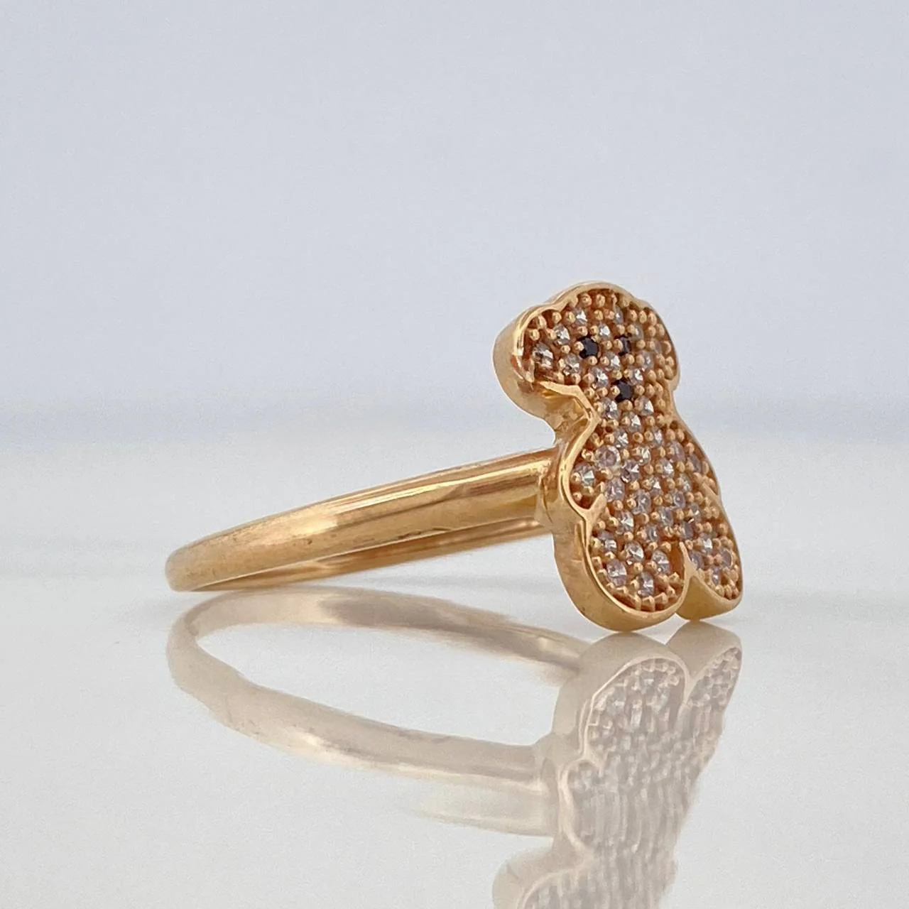 Anillo Oso Ts 2.35 g / T8 Oro Amarillo 18K - Image 4