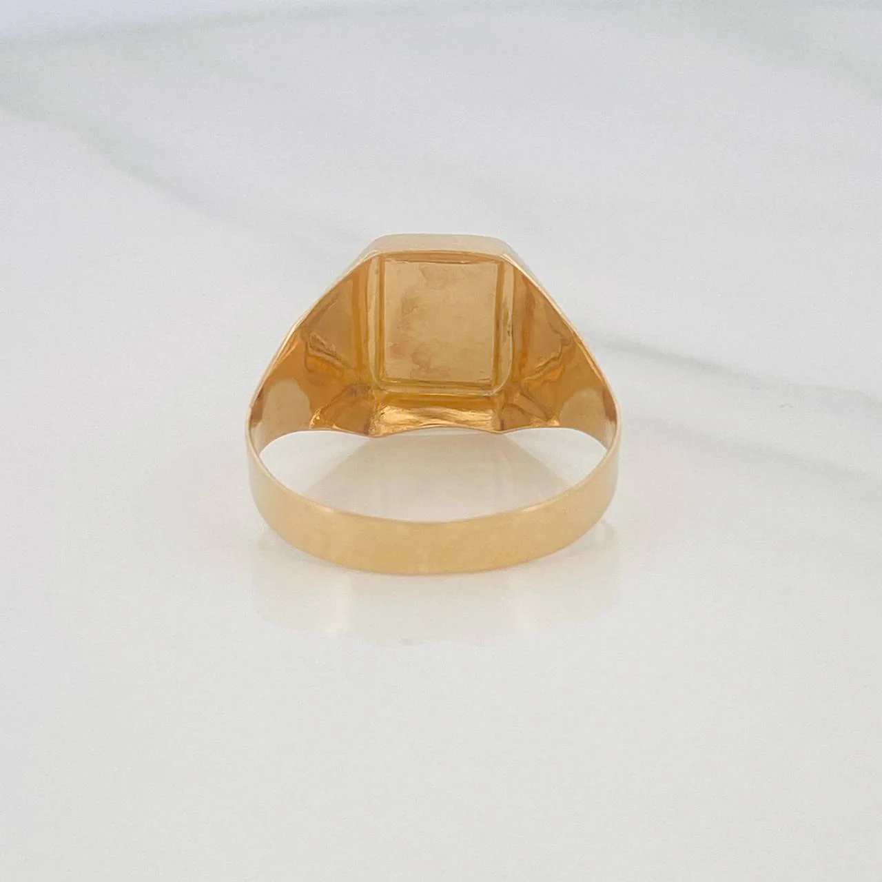 Anillo Palmera 3g / T11 Dos Oros Amarillo Blanco 18K - Image 4