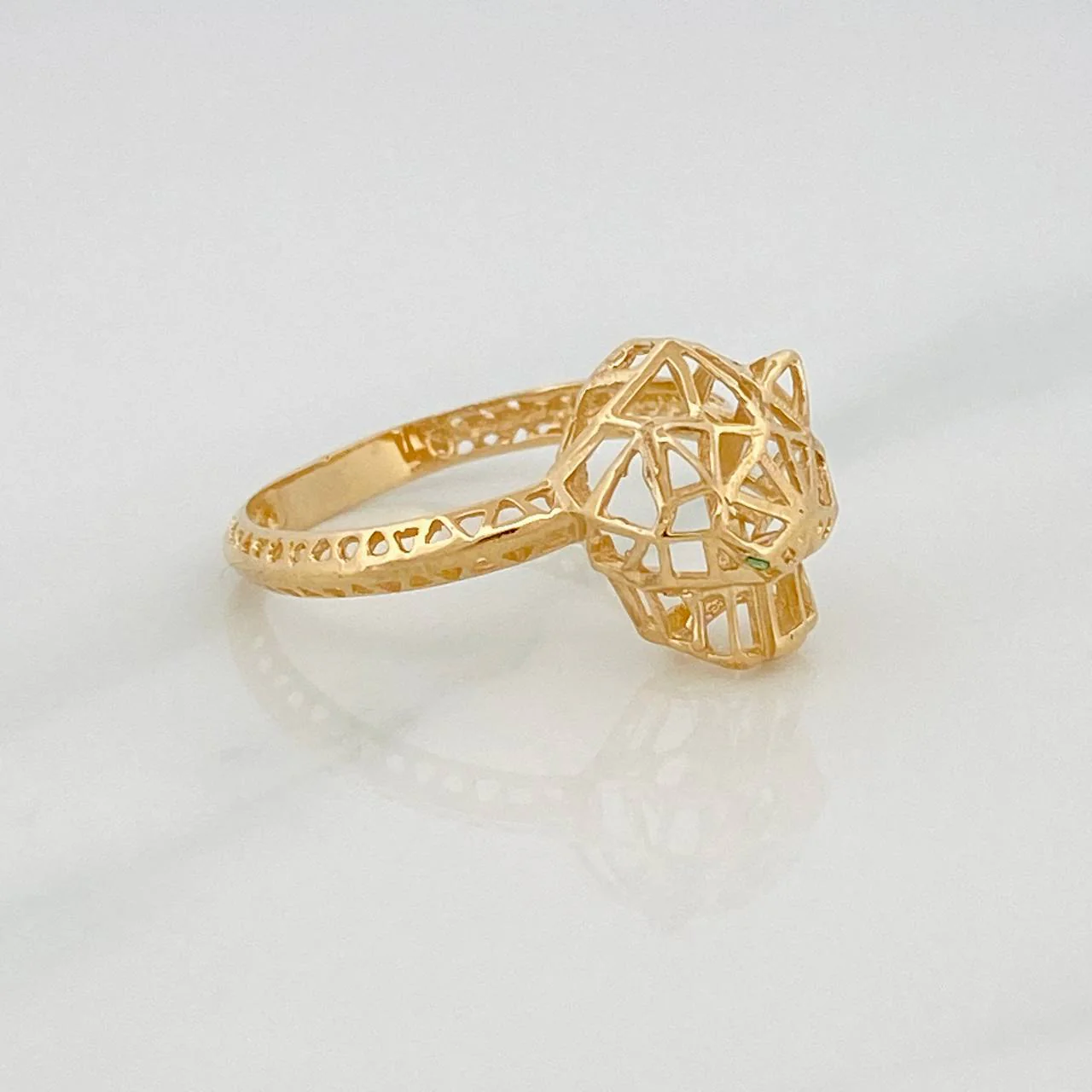 Anillo Pantera 2.4g / T8 1/4 Oro Amarillo 18K - Image 3