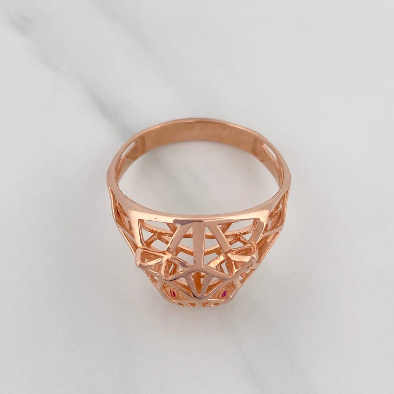 Anillo Pantera 4 g / T10 Oro Rosa 18K - Image 4