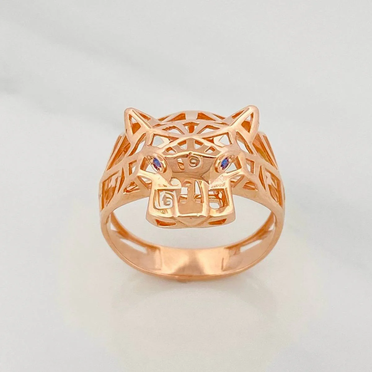 Anillo Pantera Filigrana 3.75 g / T7 1/4 Oro Rosa 18K - Image 2