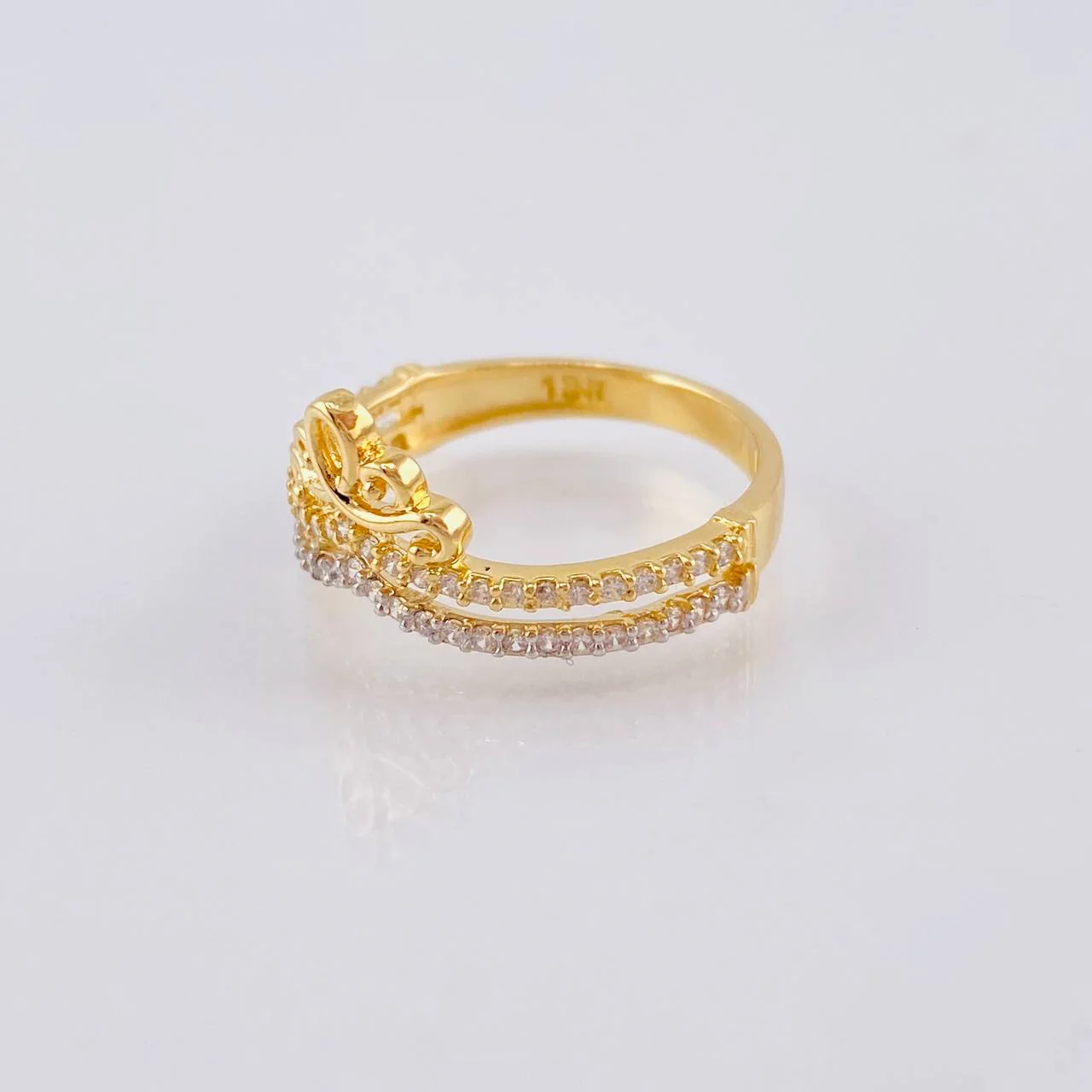 Anillo Pavonada 2.65 g / T6 3/4 Oro Amarillo 18K - Image 2