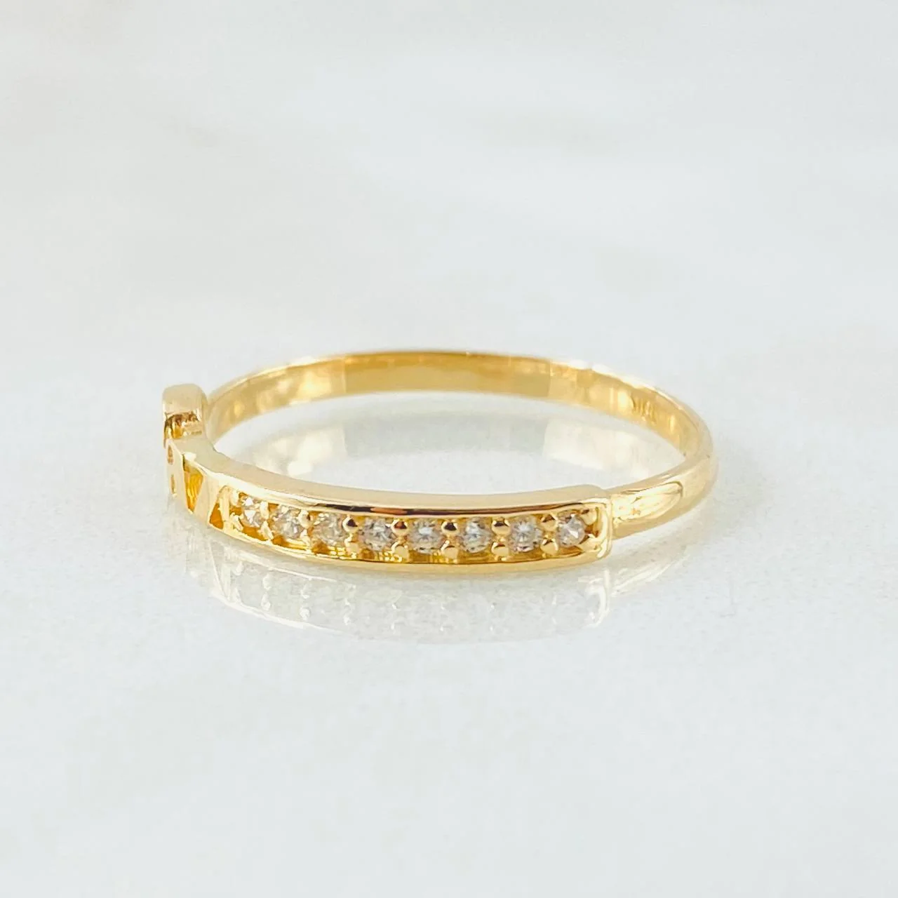 Anillo Paz 1.25 g / T6 Oro Amarillo 18K - Image 2