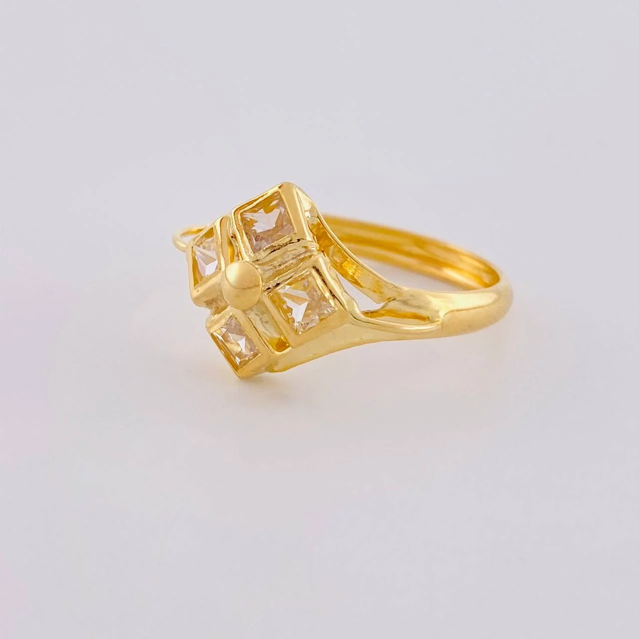 Anillo Rombo Imperial 1.8 g / T9 Oro Amarillo 18K - Image 2