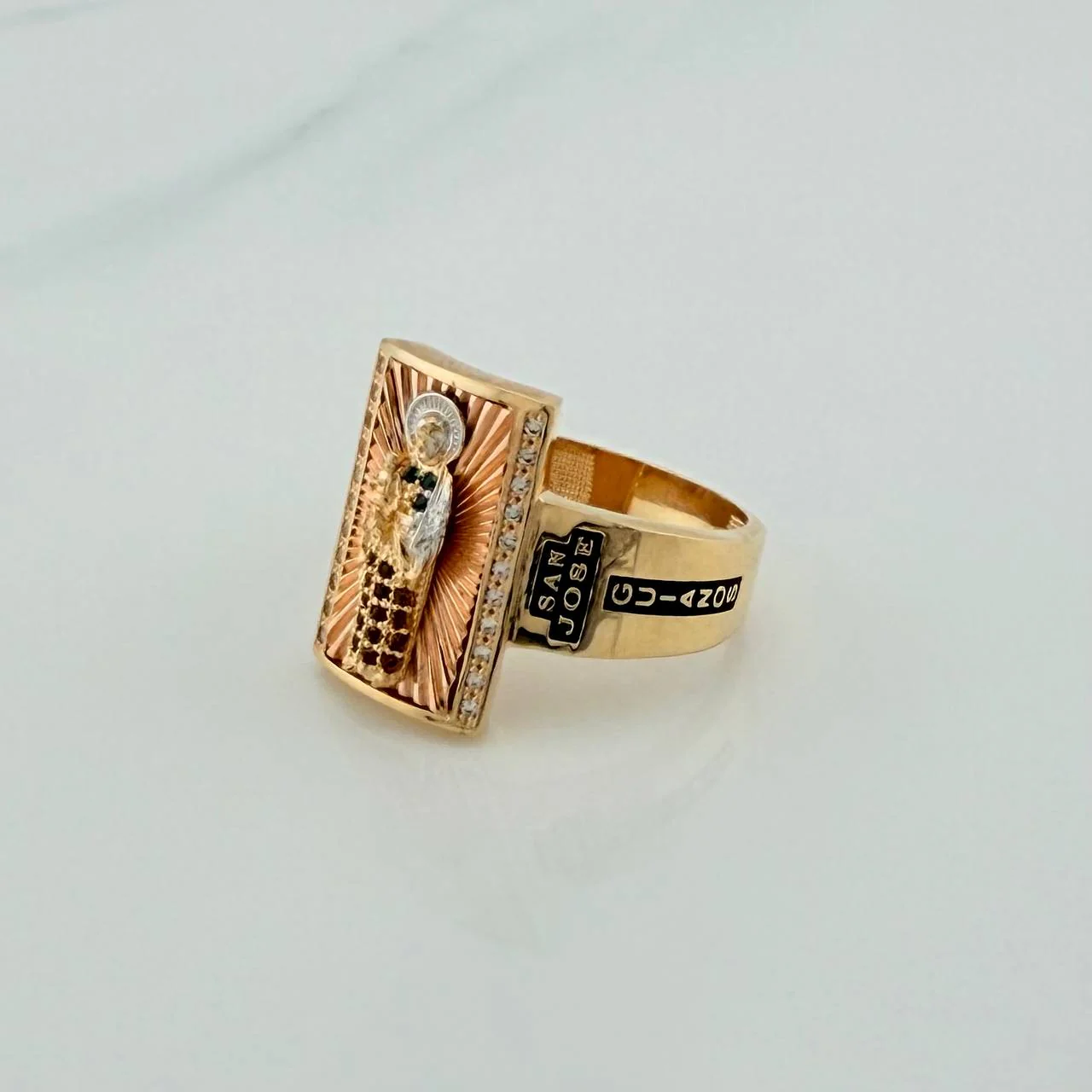 Anillo San Jose 8.9gr / T10 3/4 / Tres Oros 18K % - Image 4