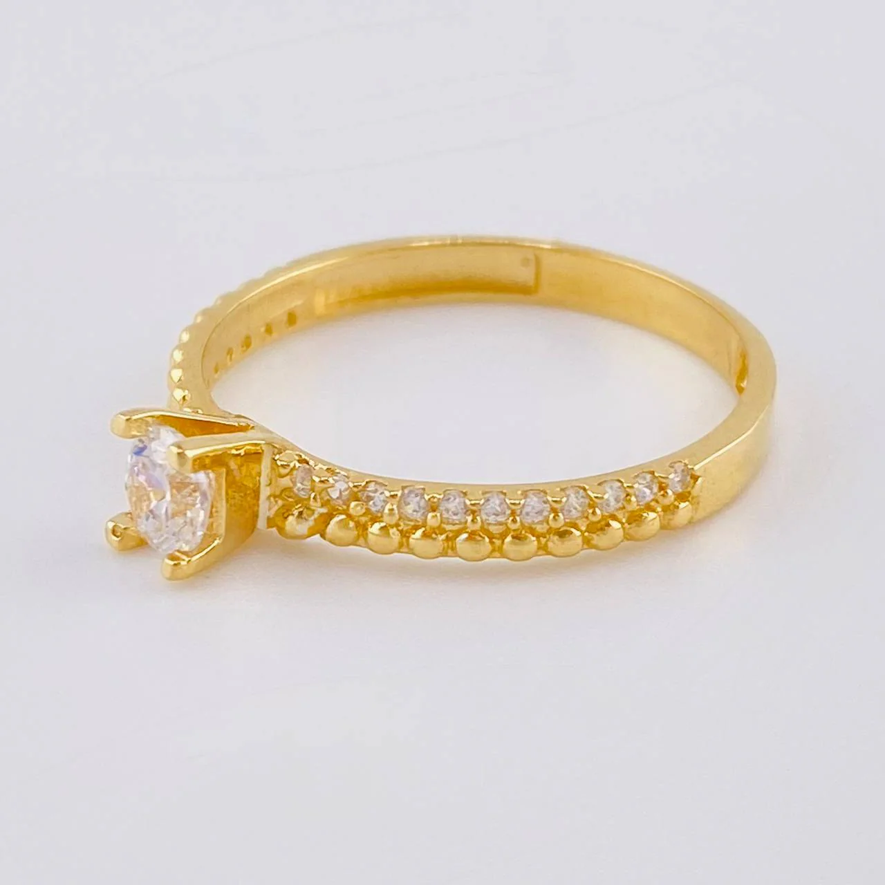 Anillo Solitario 1.8 g / T6 3/4 Oro Amarillo 18K - Image 2