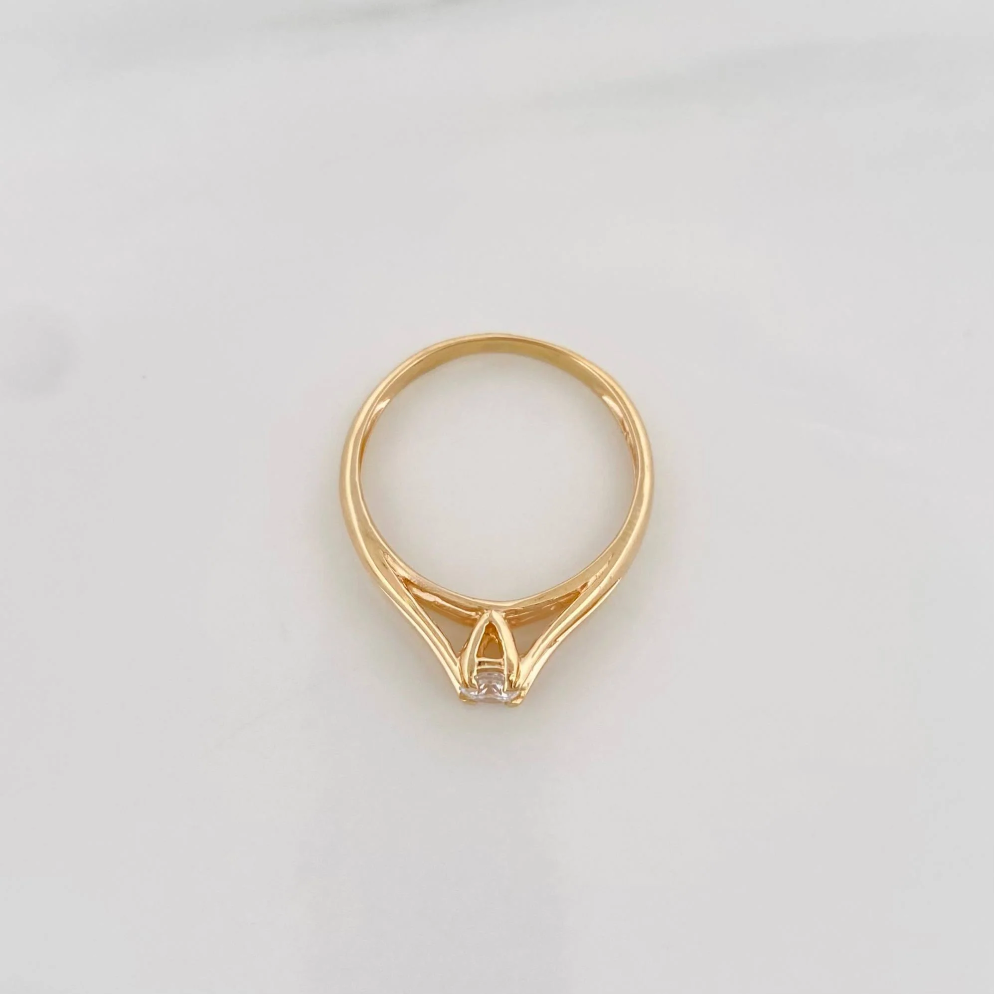 Anillo Solitario 2.05 g / T6 3/4 Oro Amarillo 18K - Image 2