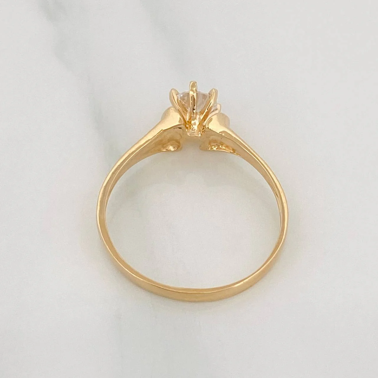Anillo Solitario 2.05g / T7 3/4 Oro Amarillo 18K - Image 4